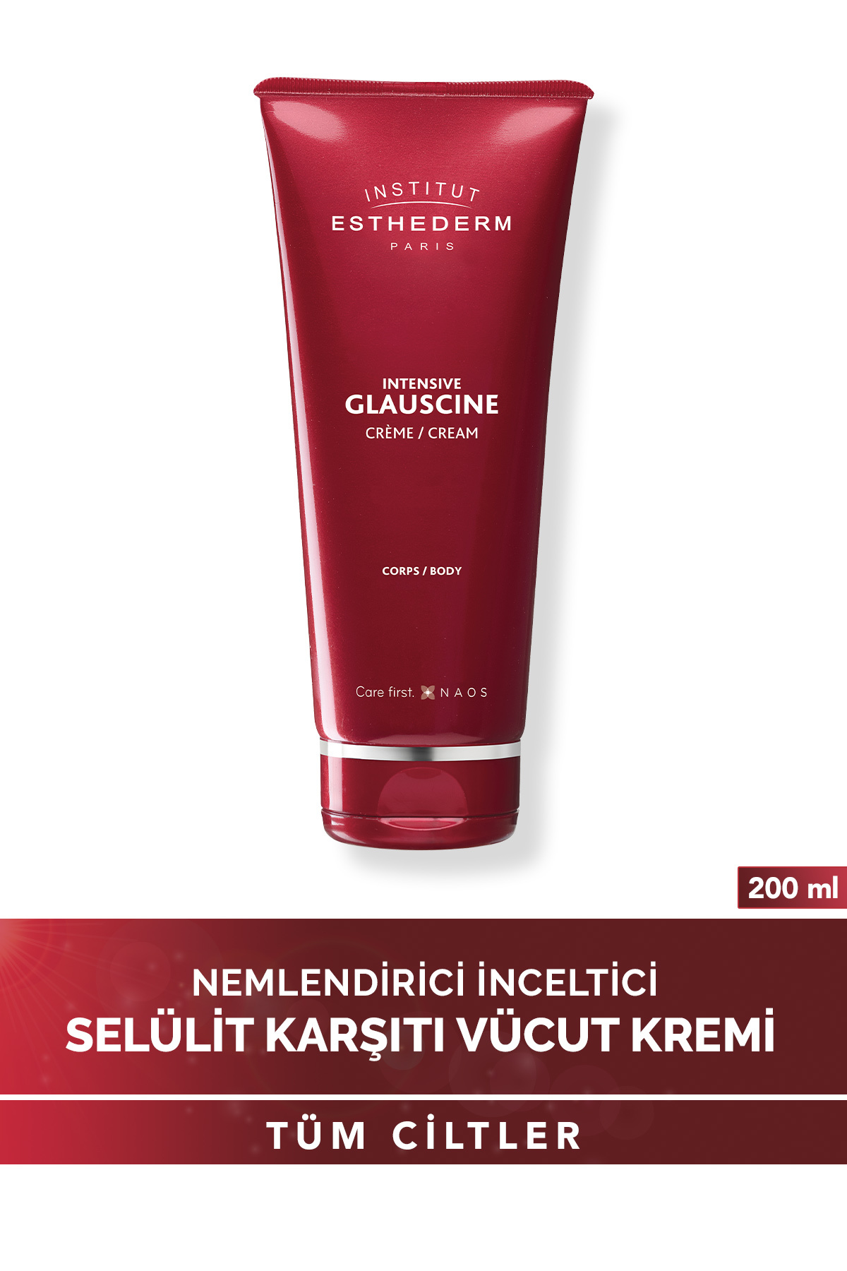 INSTITUT ESTHEDERM کرم مرطوب کننده ضد سلولیت مراقبت کننده گلیسین مکثی اینتنسیو ایستدرم 200 میلی لیتر