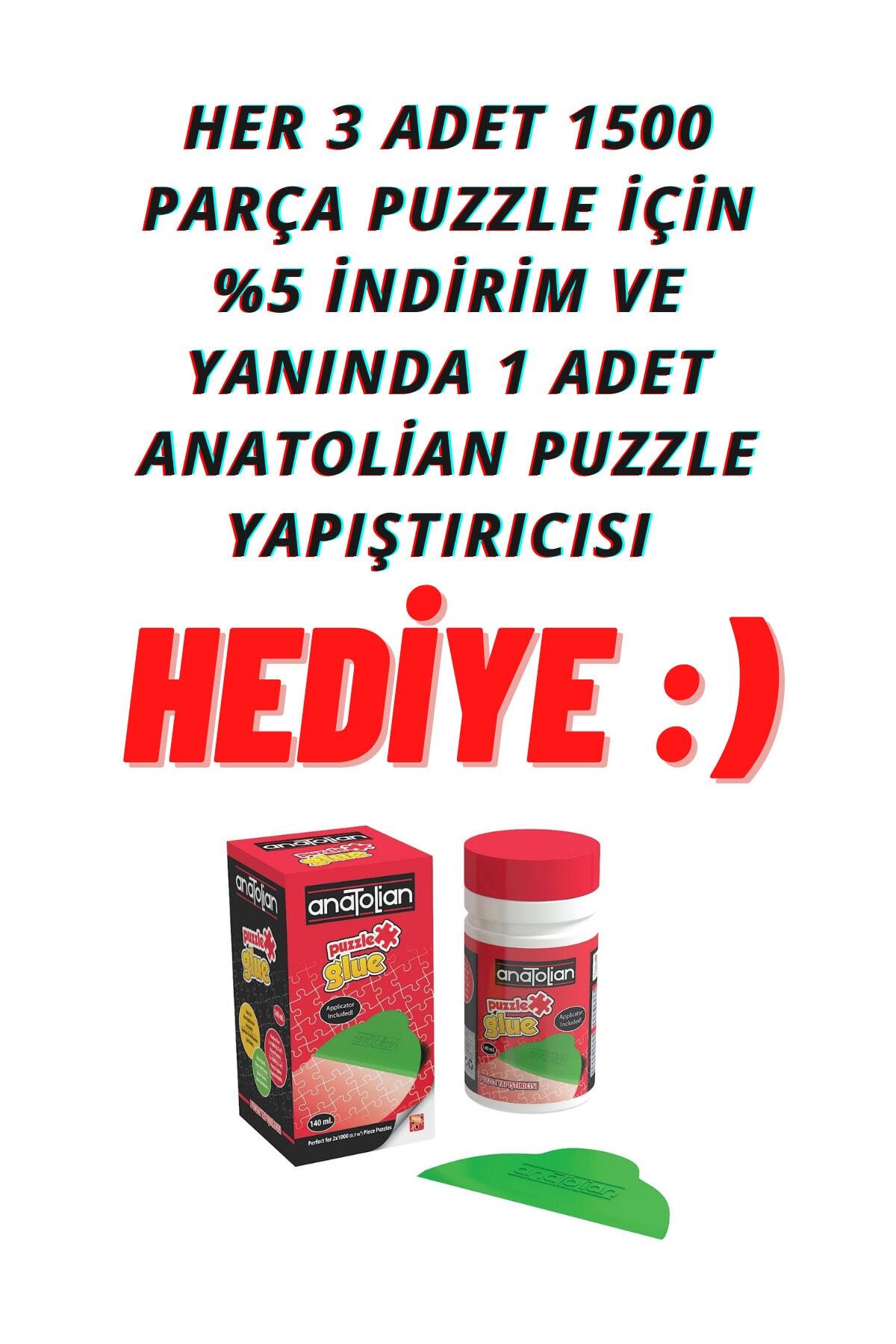 پازل 1500 قطعه گل قدرت 4549 اورجینال Anatolian Puzzle