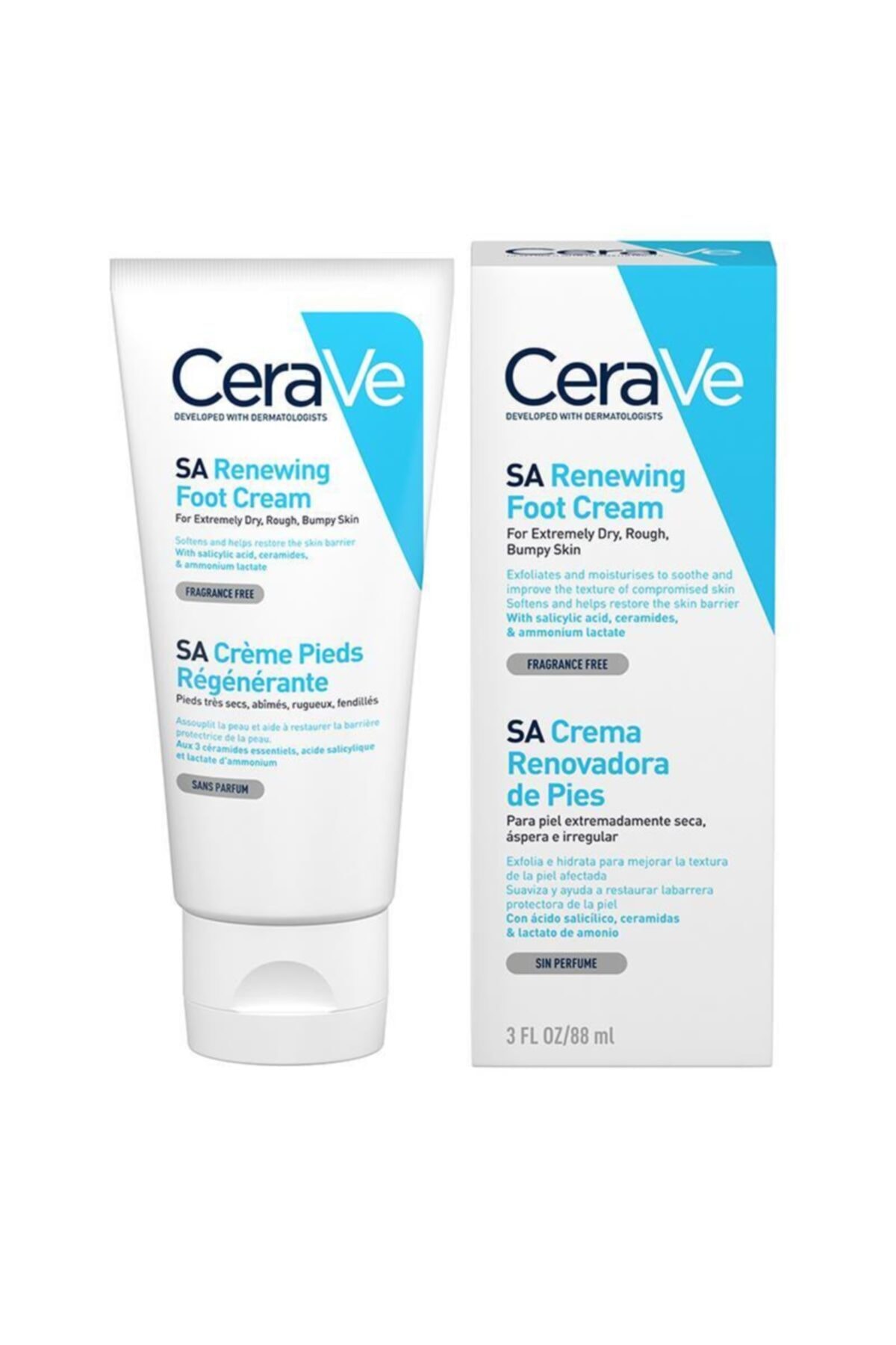 CeraVe کرم تجدید کننده پاهای سا Cerave 88 میلی لیتر