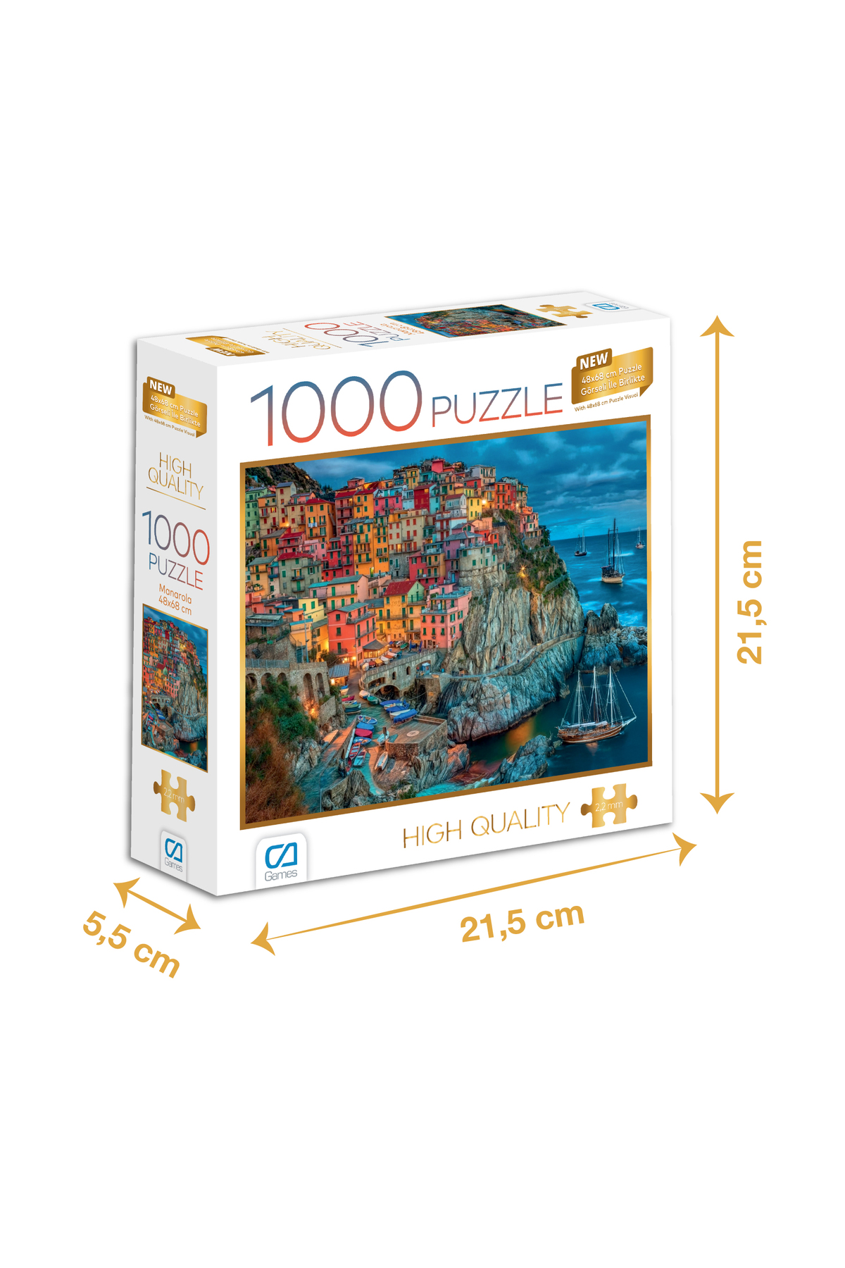 پازل عصرانه مانارولادا 1000 تکه از ترکیه CA Games