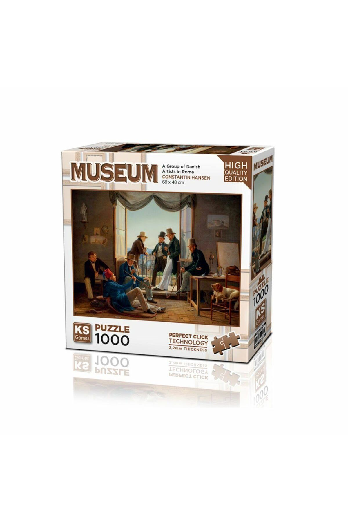 پازل 20660 گروهی از هنرمند دانمارکی در رم 1000 قطعه KSPUZZLE اورجینال Ks Games
