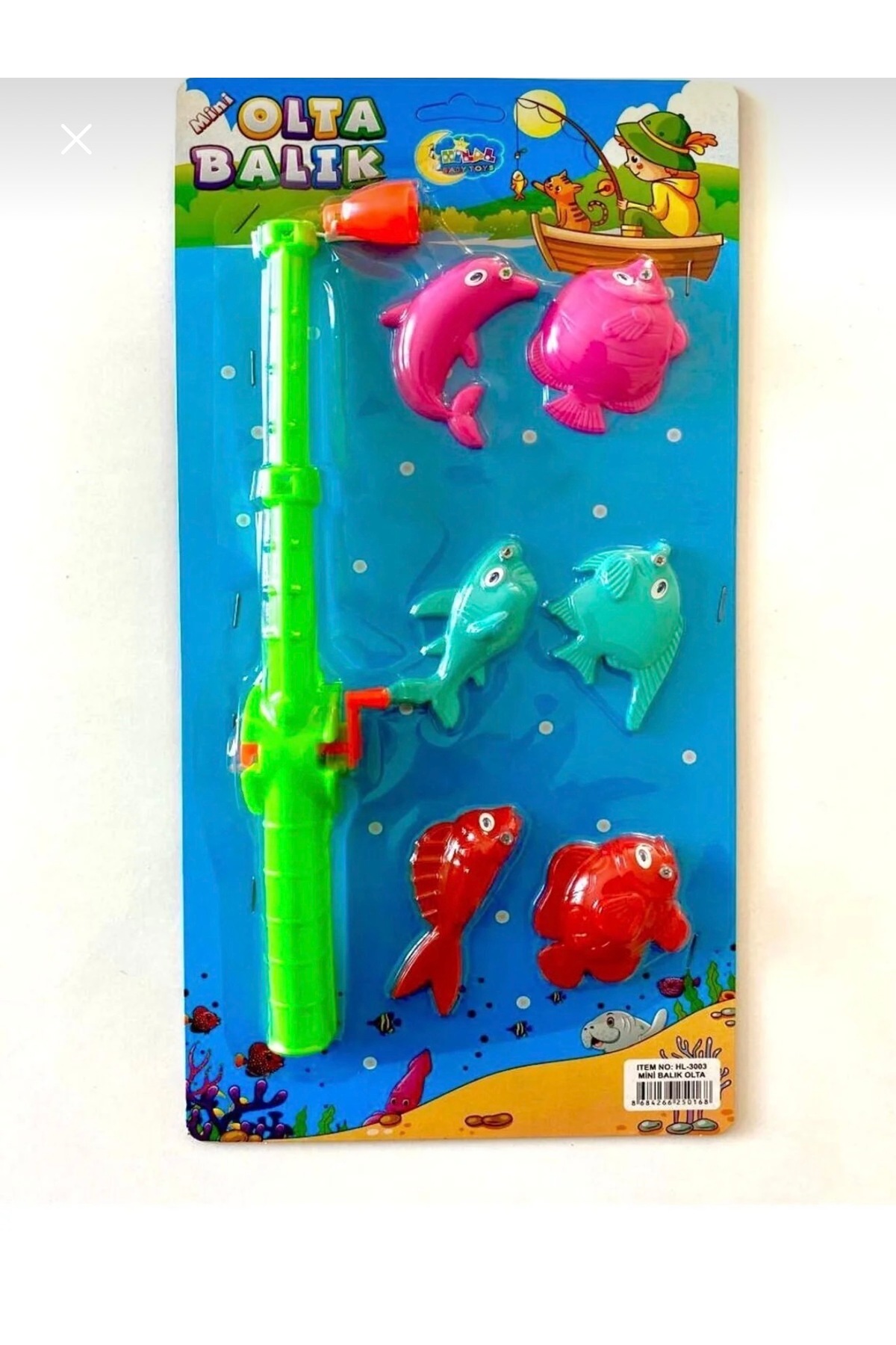 اسباب بازی های فیگور دیگر ماهیگیری مگنت ست چوب میله + 4 ماهی ERTOYS STORE