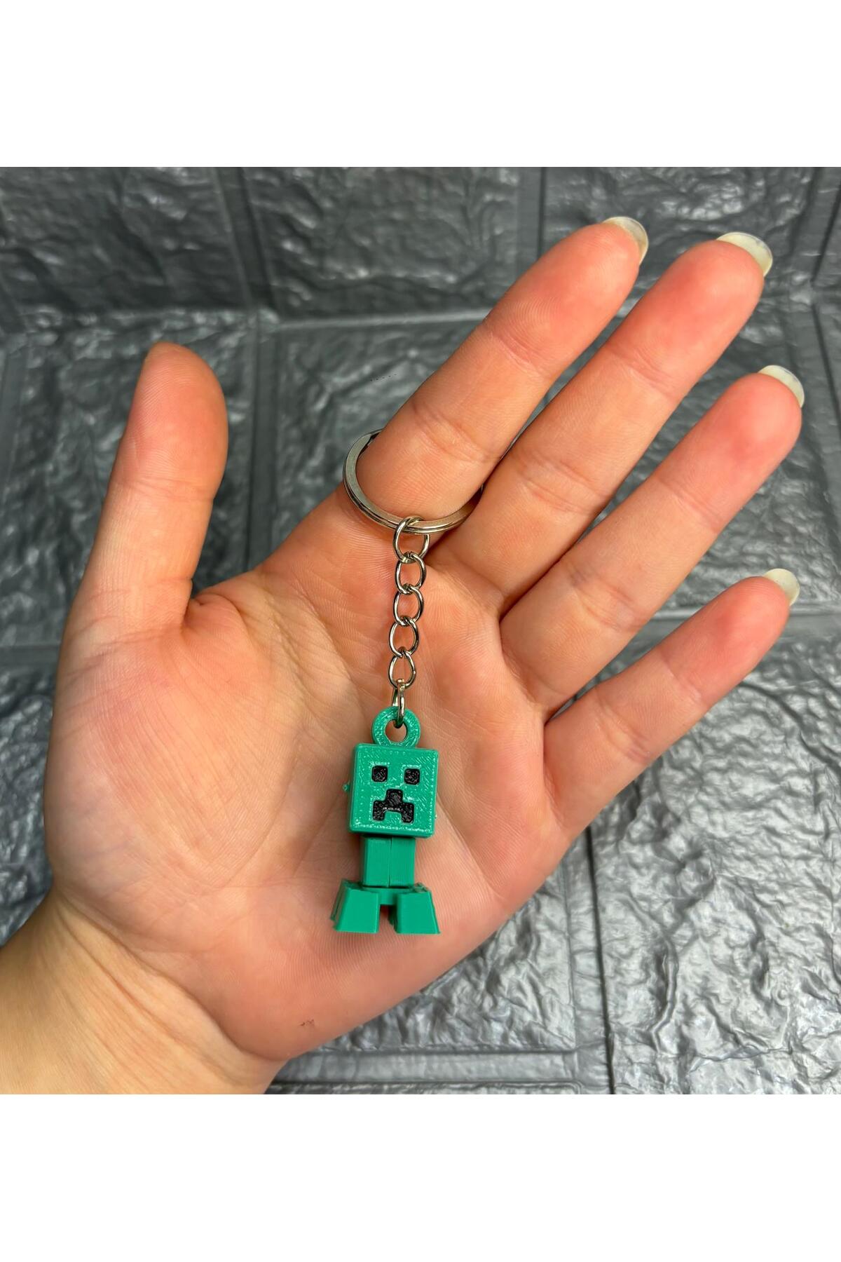 MINECRAFT CREEPER KEYCHAIN اورجینال 3boyutcraft