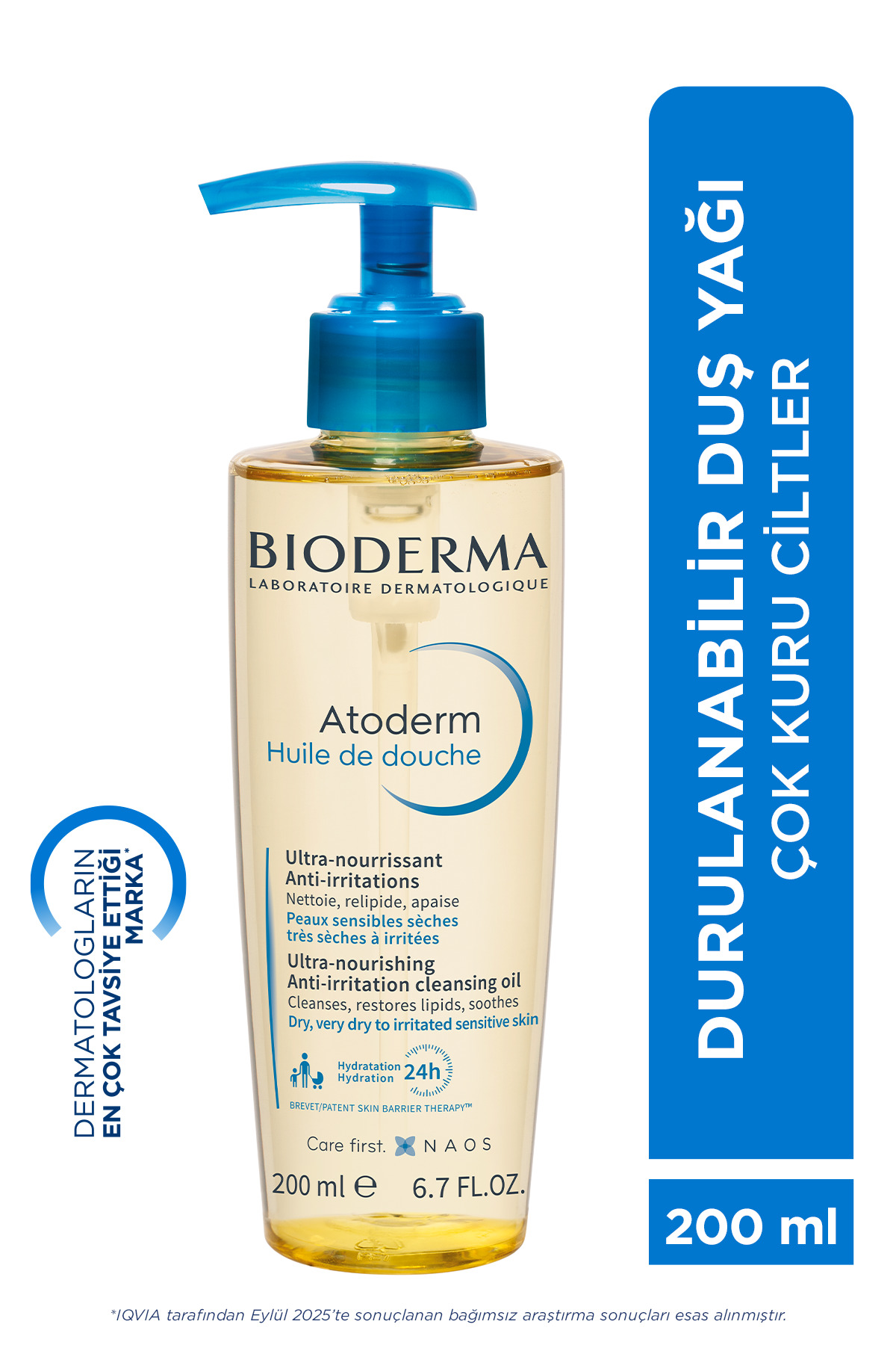 فومینگ روغن حمام مدل Atoderm Shower با حجم 200 میل بایودرما Bioderma