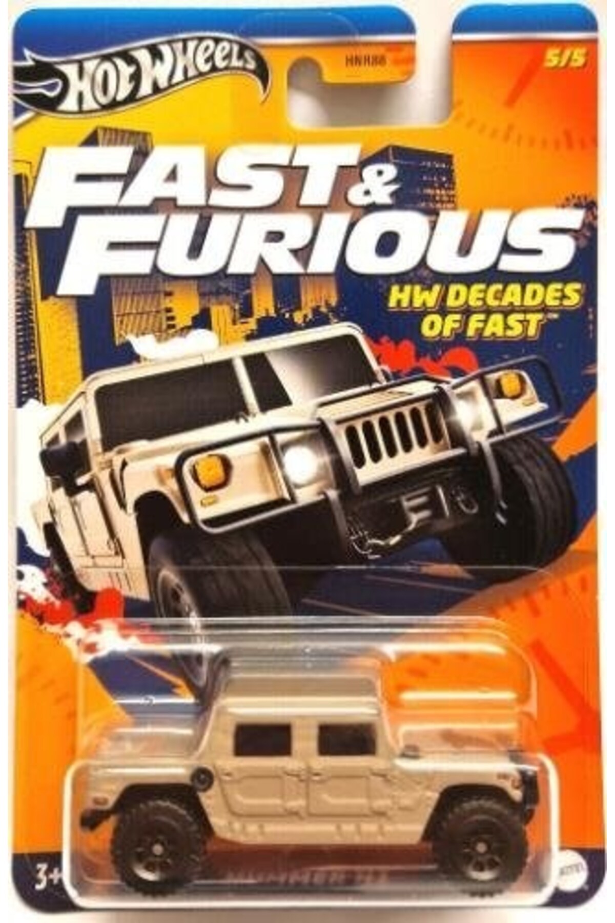 ماشین اسباب بازی هامر سریع و خشمگین HRW45 H1 از ترکیه HOT WHEELS