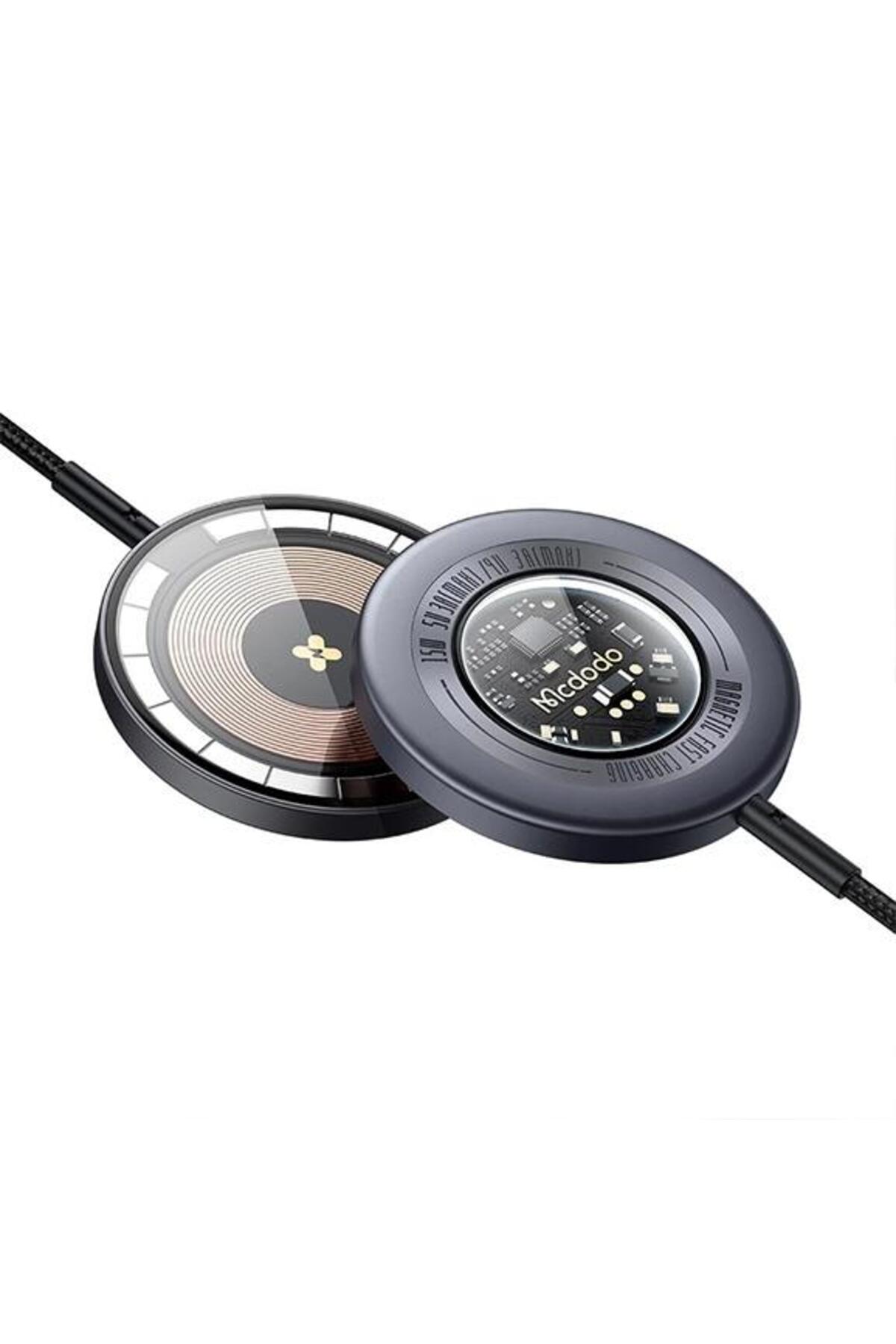 پاوربانک شارژر سریع 15W MAGSAFE CH 2330 خاکستری تیره اورجینال Mcdodo