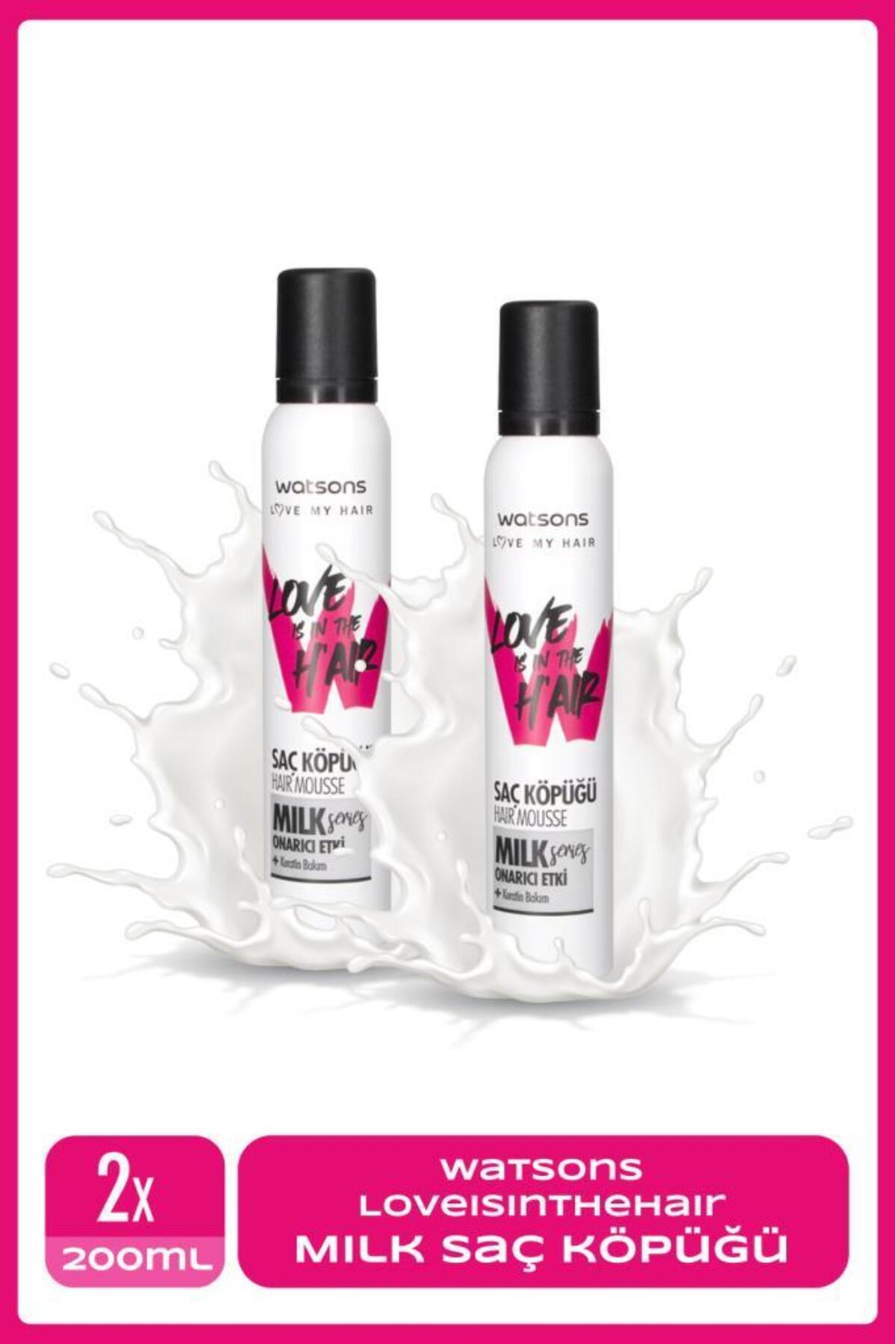 فوم حالت‌دهنده مو واتسونز Watsons مدل Love Is In The Hair، بسته ۲ عددی، هرکدام ۲۰۰ میلی‌لیتر