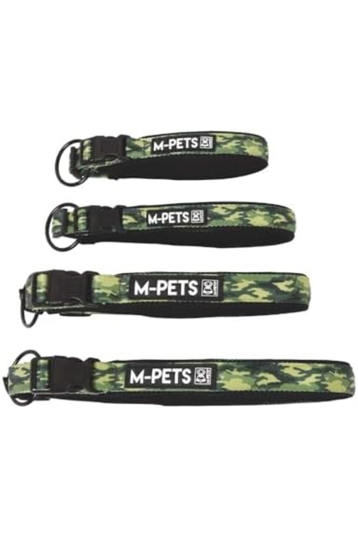 قلاده گردنی سگ ام‌پتس M-Pets Hiking Soft با طرح چریکی، سایز S، بسته ۳ عددی