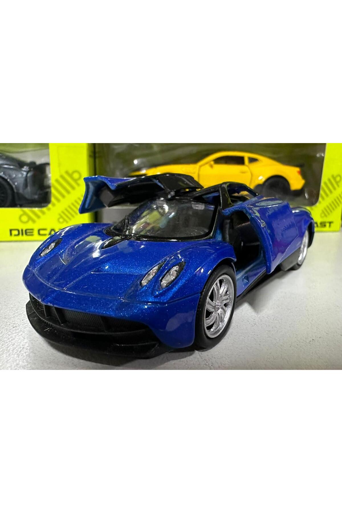 مدل خودرو اسباب بازی ماشین فلزی 1 36 چک قطره آبی PAGANI HUAYRA اورجینال WELLY