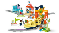 مجموعه ساختنی قطار بزرگ تعاملی محله لگو LEGO دوپلو DUPLO مدل 10428، ۱۰۳ قطعه