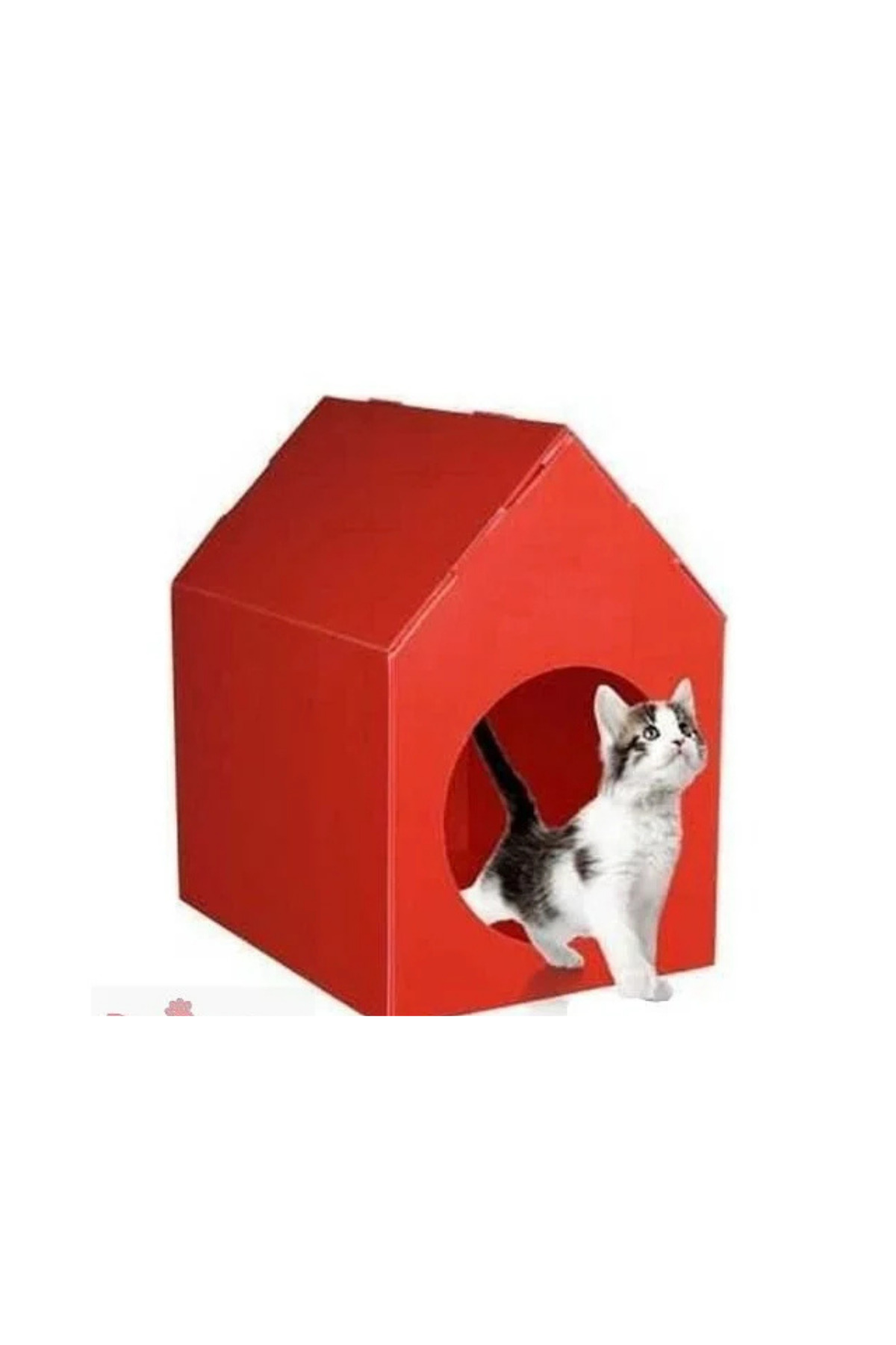 خانه گربه پلاستیکی فضای باز پت پریتی Pet Pretty، مدل 49451، چندرنگ، ۳۰×۴۰ سانتی‌متر