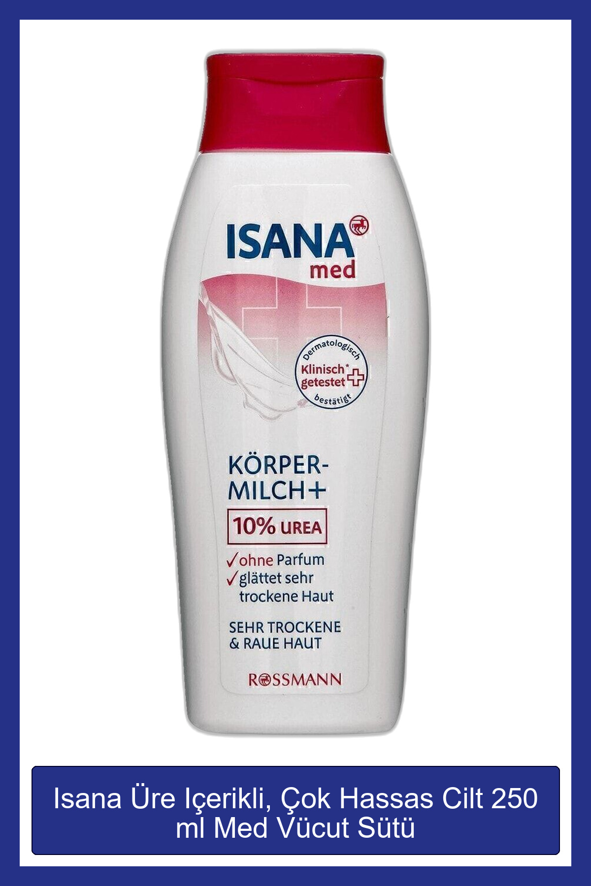ISANA مرطوب کننده بدن هوشمند اوره برای پوست بسیار حساس 250 میلی لیتر