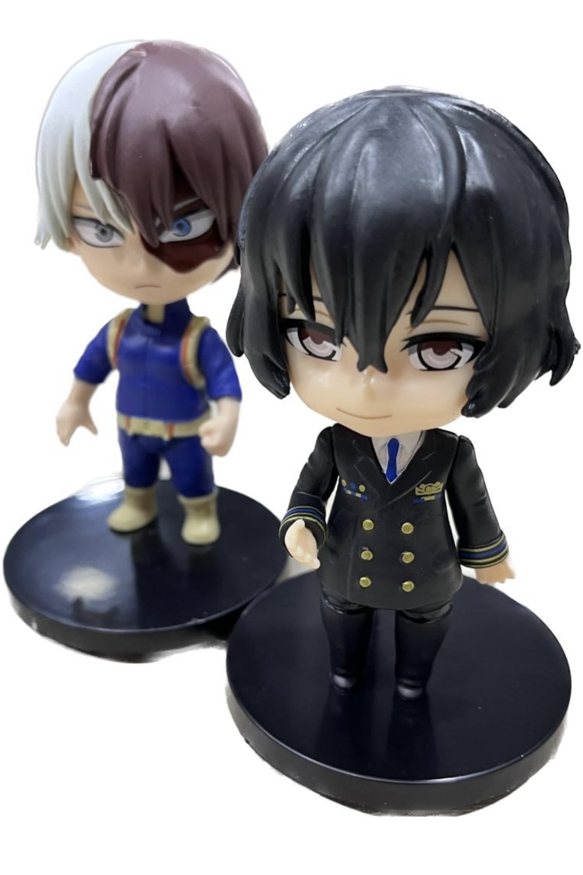 فیگور BUNGO STRAY DOGS MY HERO ACADEMIA SHOTO TODOROKI & OSAMU DAZAI مجموعه دو تایی 10 سانتی متری پی وی سی از ترکیه RMC Design