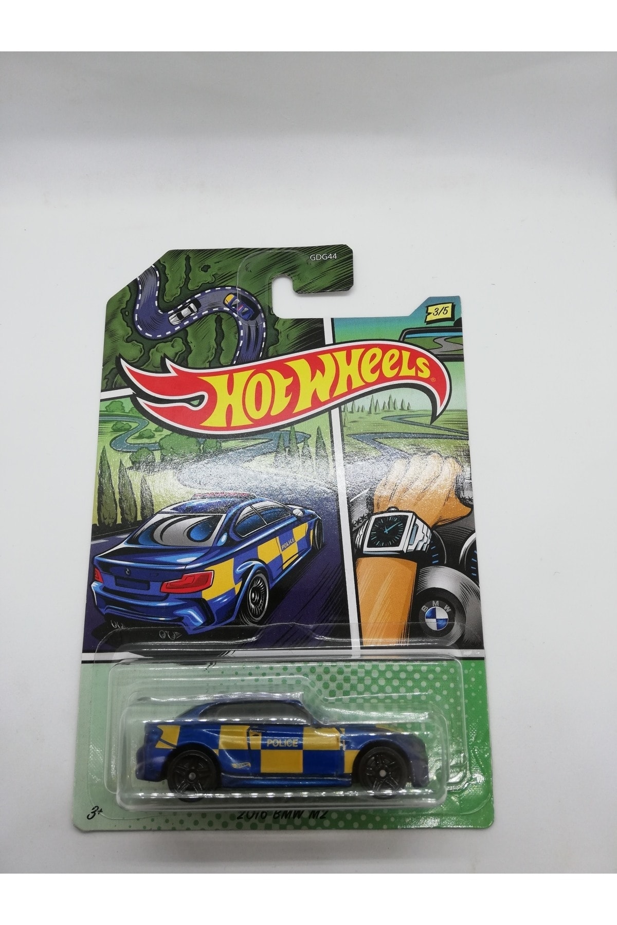 ماشین اسباب بازی پلیس BMW M2 2016 هات ویلز اورجینال HOT WHEELS