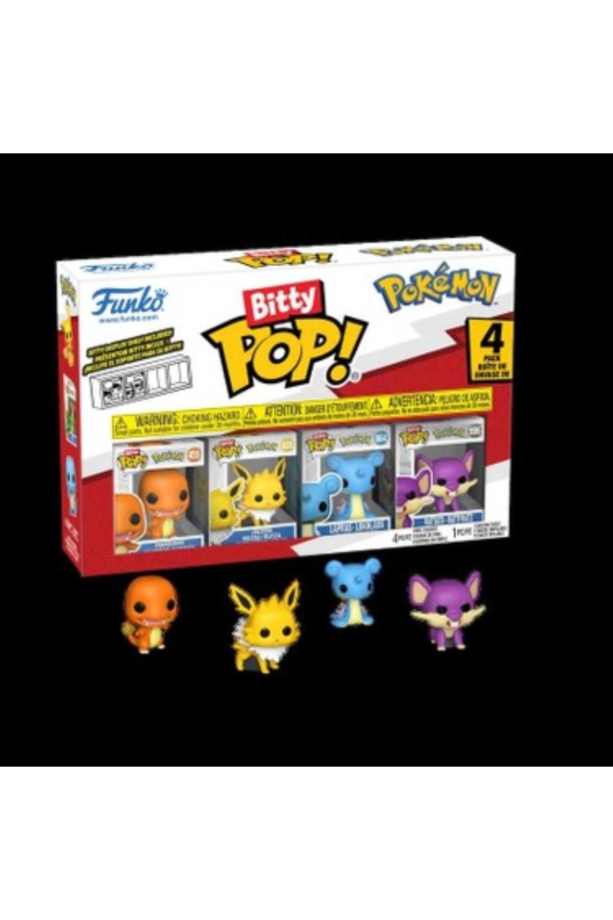 فیگور FUNKO BITTY POP: POKEMON CHARMANDER 4 PACK MASKOETİCARET