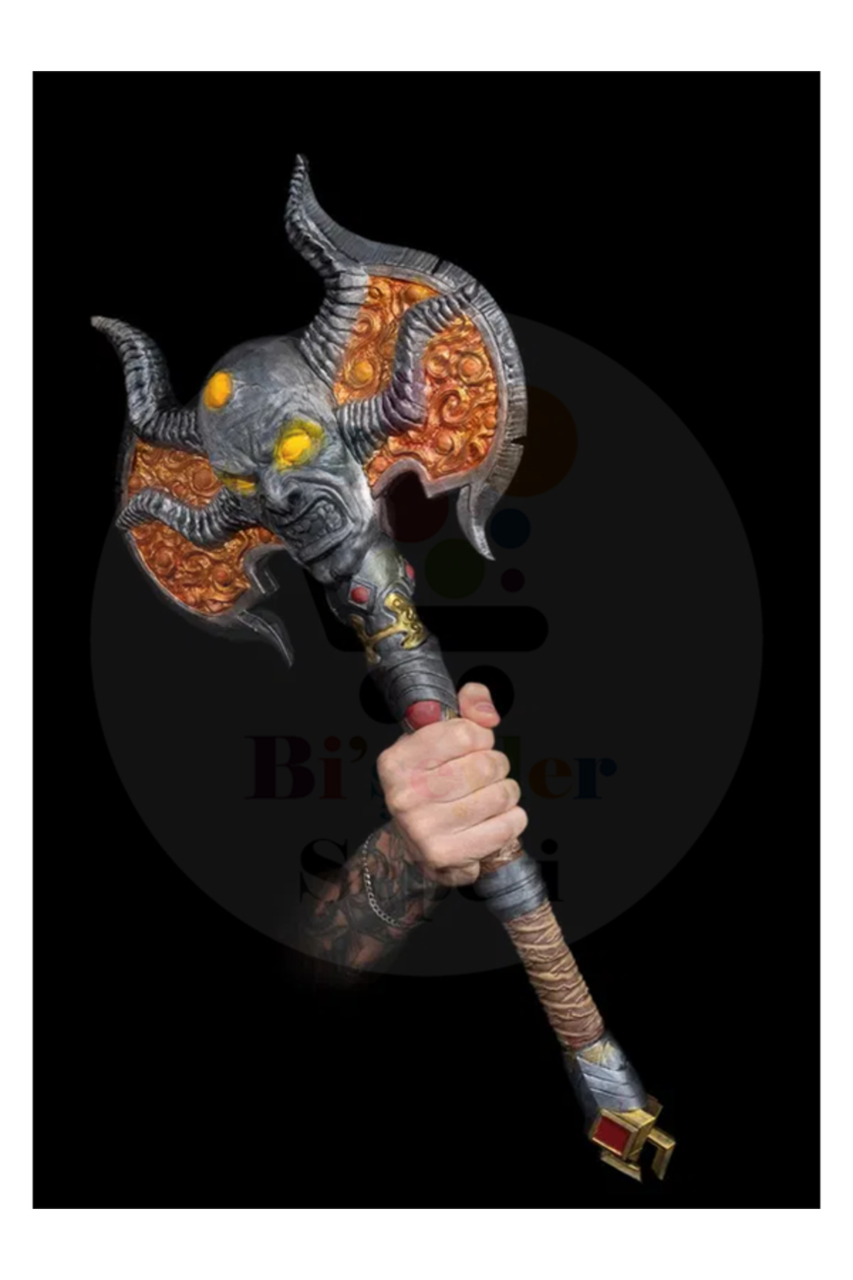 فیگور AXE OF THE DOOMED PRISONER 60 سانتی متر اندازه غول پیکر Bi'şeyler Sepeti