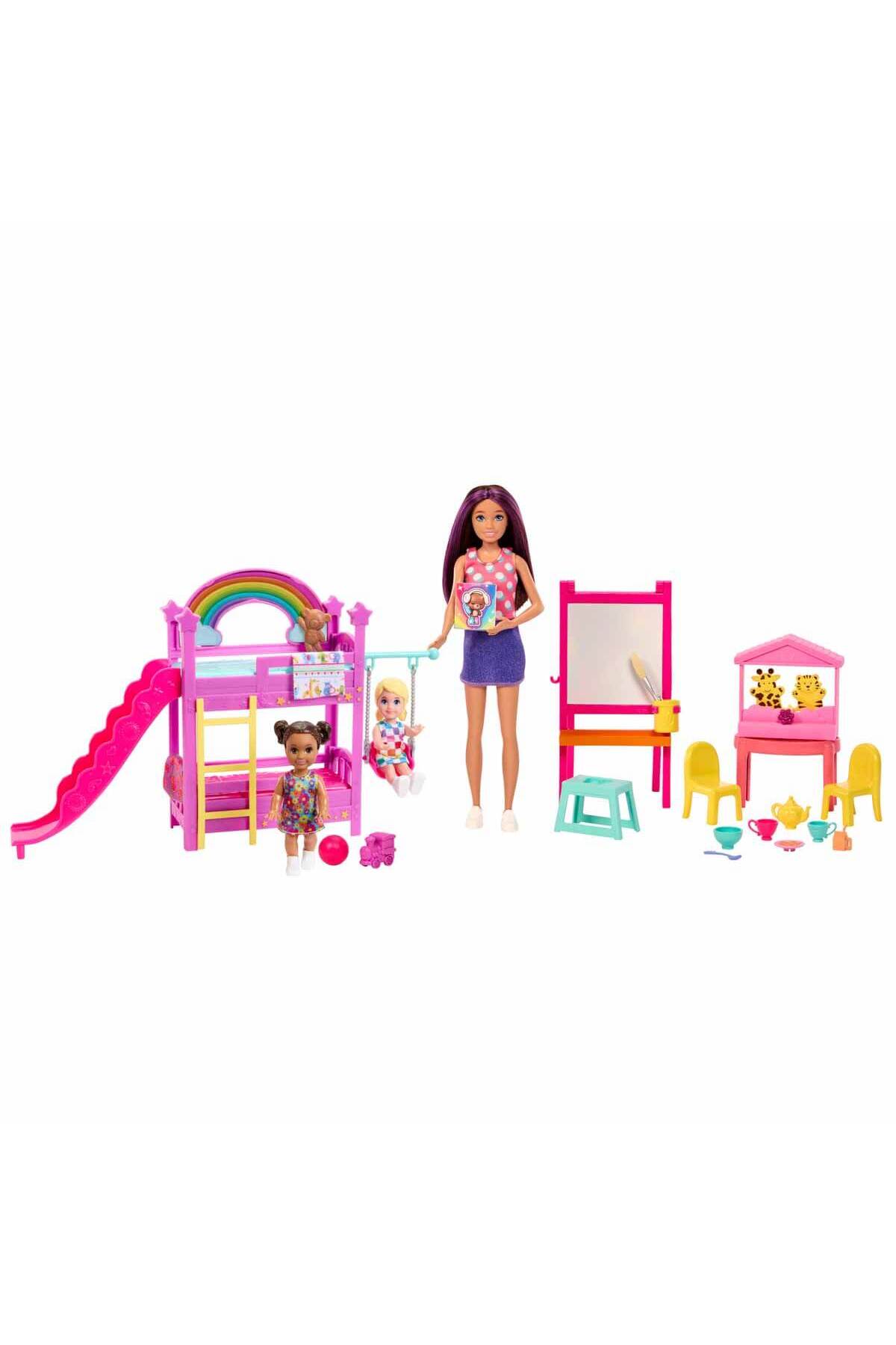 عروسک های اسباب بازی و لوازم جانبی ست سرگرم کننده نگهداری از کودکان کاپیتان HND18 Barbie