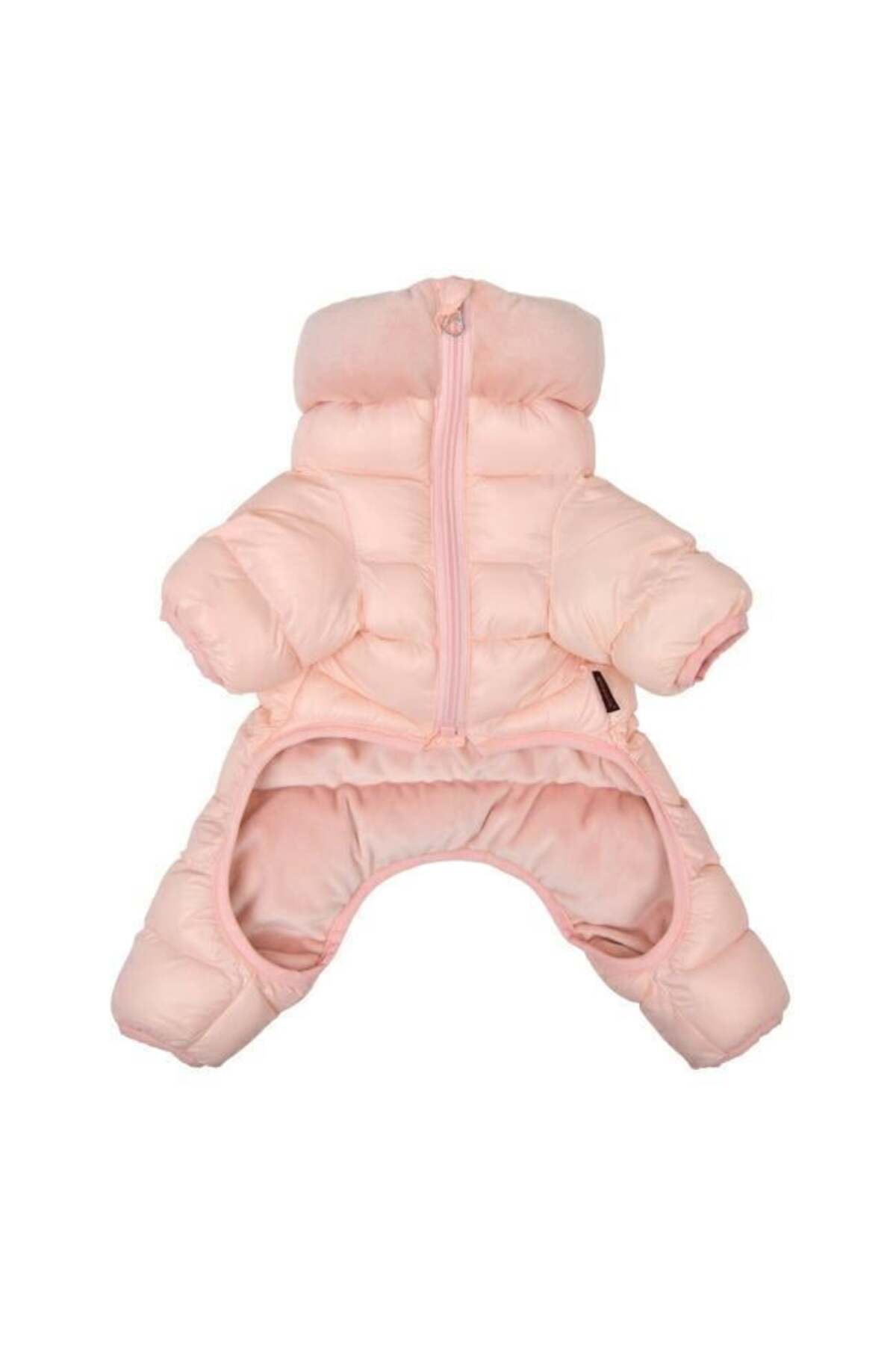 سرهمی سگ Velour Soft All-in-One Jumper صورتی پوپیا Puppia