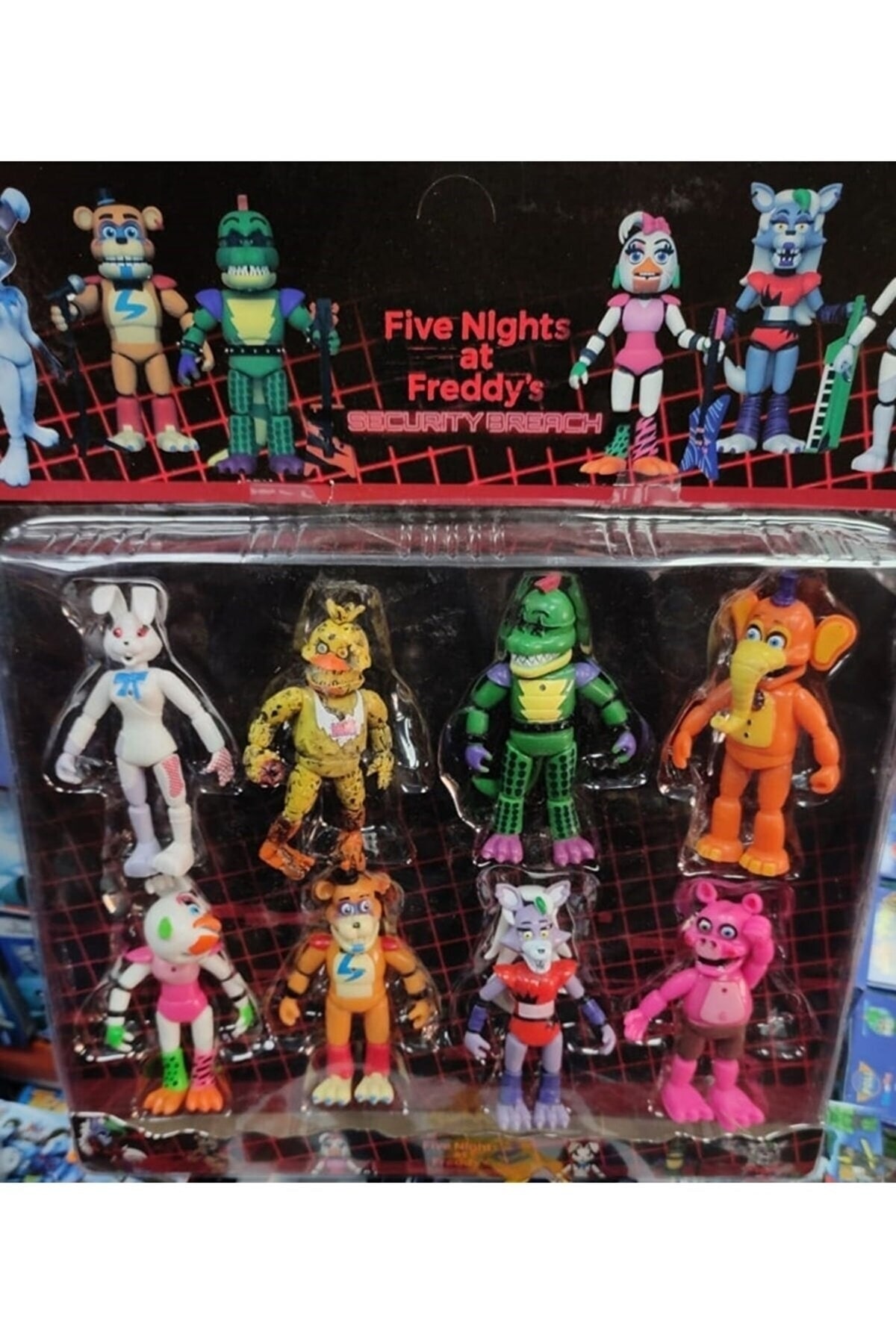 اسباب بازی های فیگور دیگر مجموعه 8 عددی 15 سانتی متری FIVE NIGHTS AT FREDDY'S CHARACTER FREDDY RAMO'S STORE