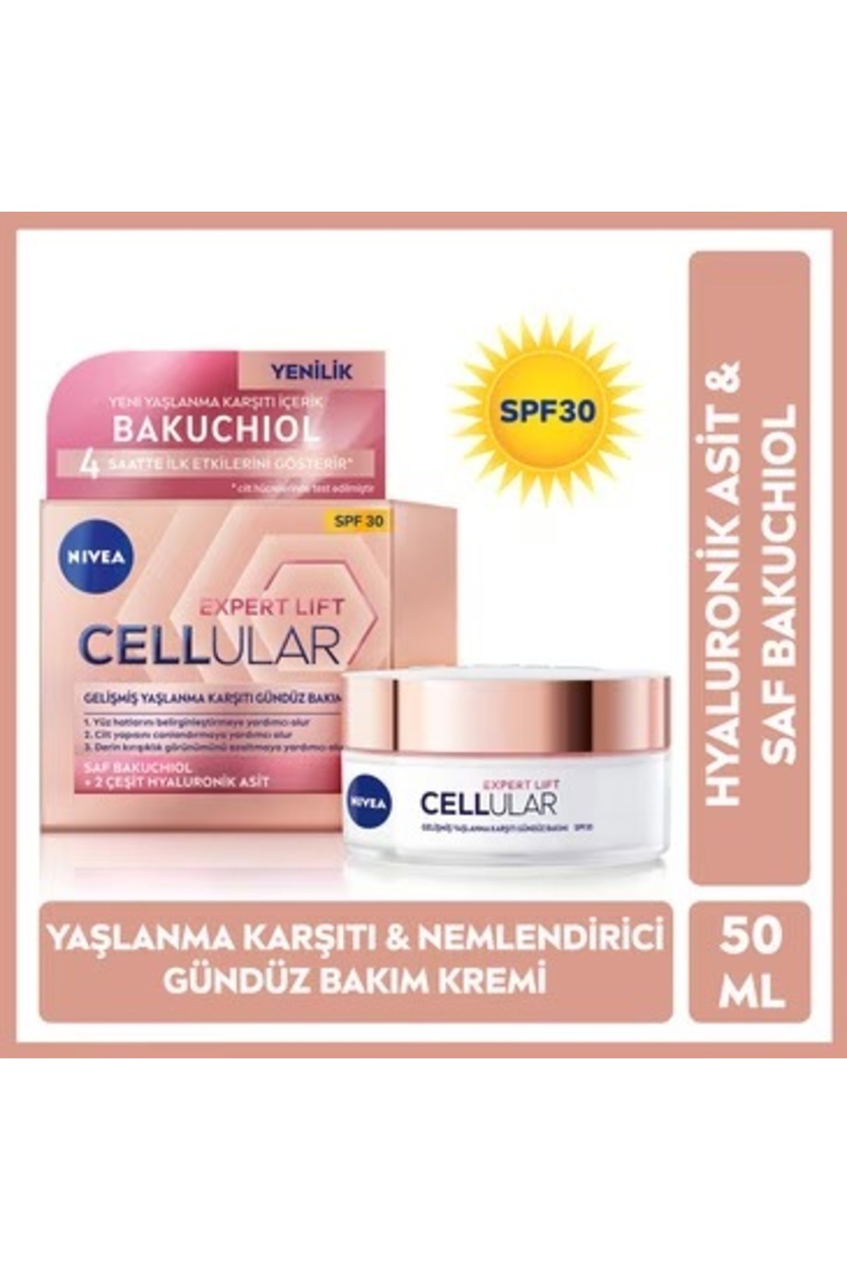 NIVEA کرم روز ضد پیری با SPF 30 حفاظت‌کننده از آفتاب 50 میلی‌لیتر