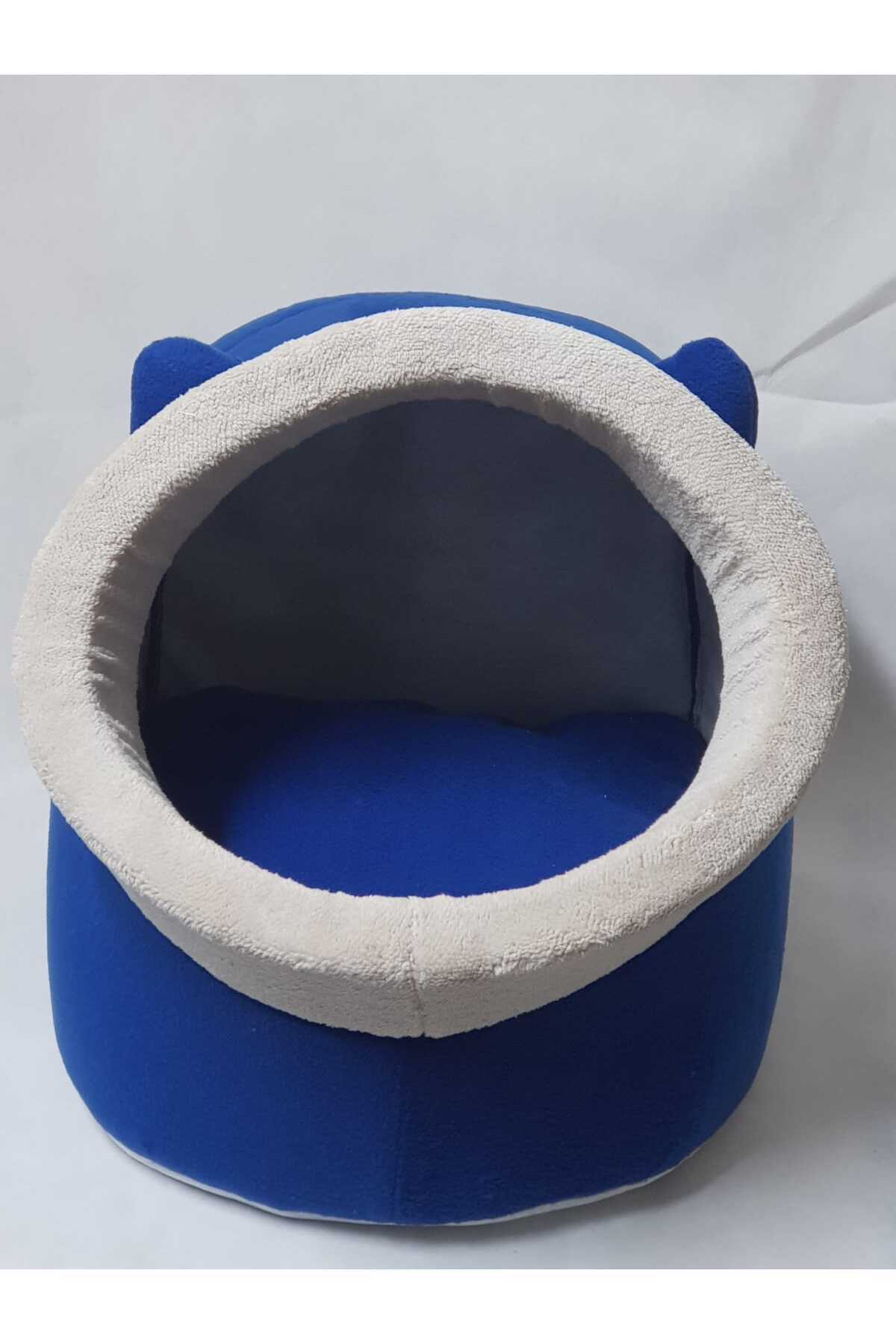 جای خواب لانه‌ای گربه و سگ نژاد کوچک نروتکس Nerotex Alaska، پولار گوش‌دار، آبی، PLRKLKALASKA202401