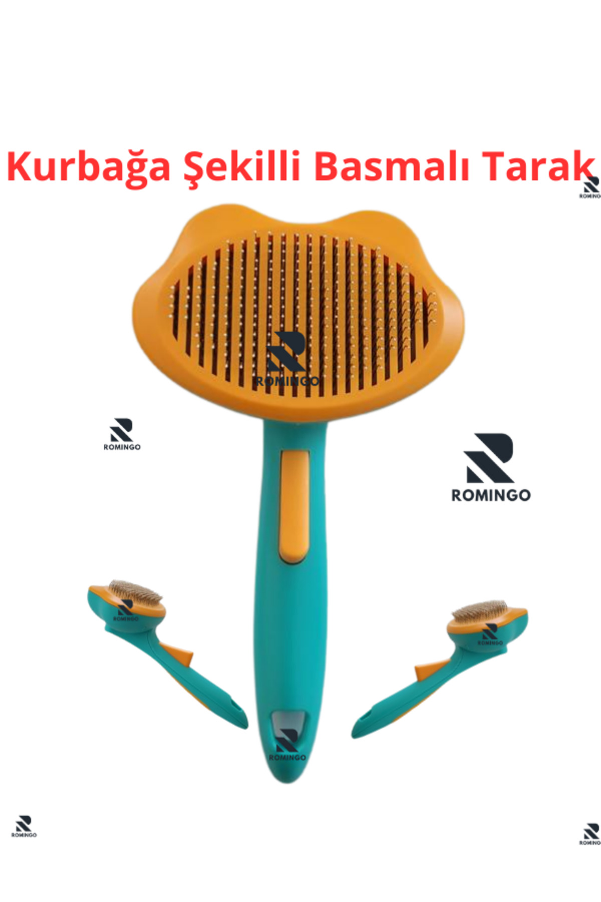 شانه فشاری طرح قورباغه برای گربه و سگ رومینگو Romingo مدل RK016
