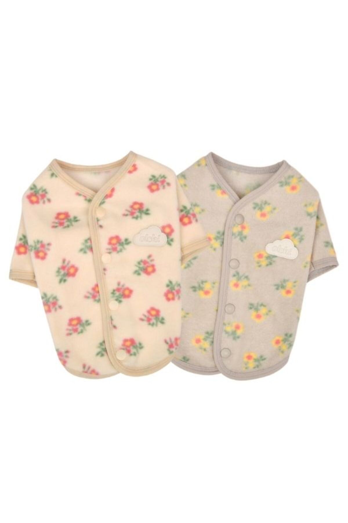 لباس سگ Flower Button برند اولچی Olchi بژ