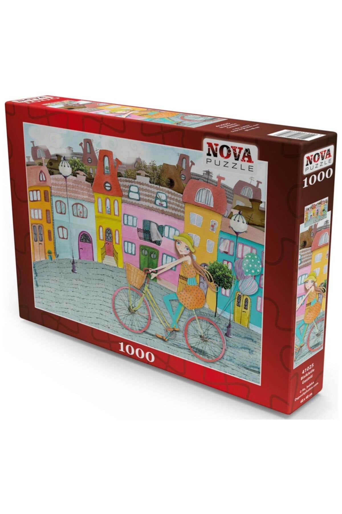 پازل سفر با دوچرخه NOVA 1000 PIECE از ترکیه Nova Puzzle