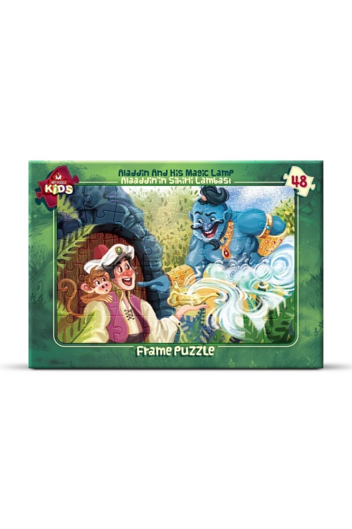 پازل دخترانه و پسرانه بچگانه ART CHILD 48 قطعه لامپ جادویی ALAADDIN اورجینال ارت Art Puzzle