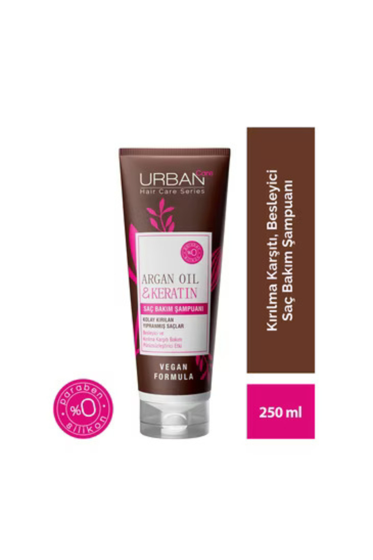 Urban Care شامپو مراقبت کننده مو با روغن آرگان و کراتین 250 میلی لیتر