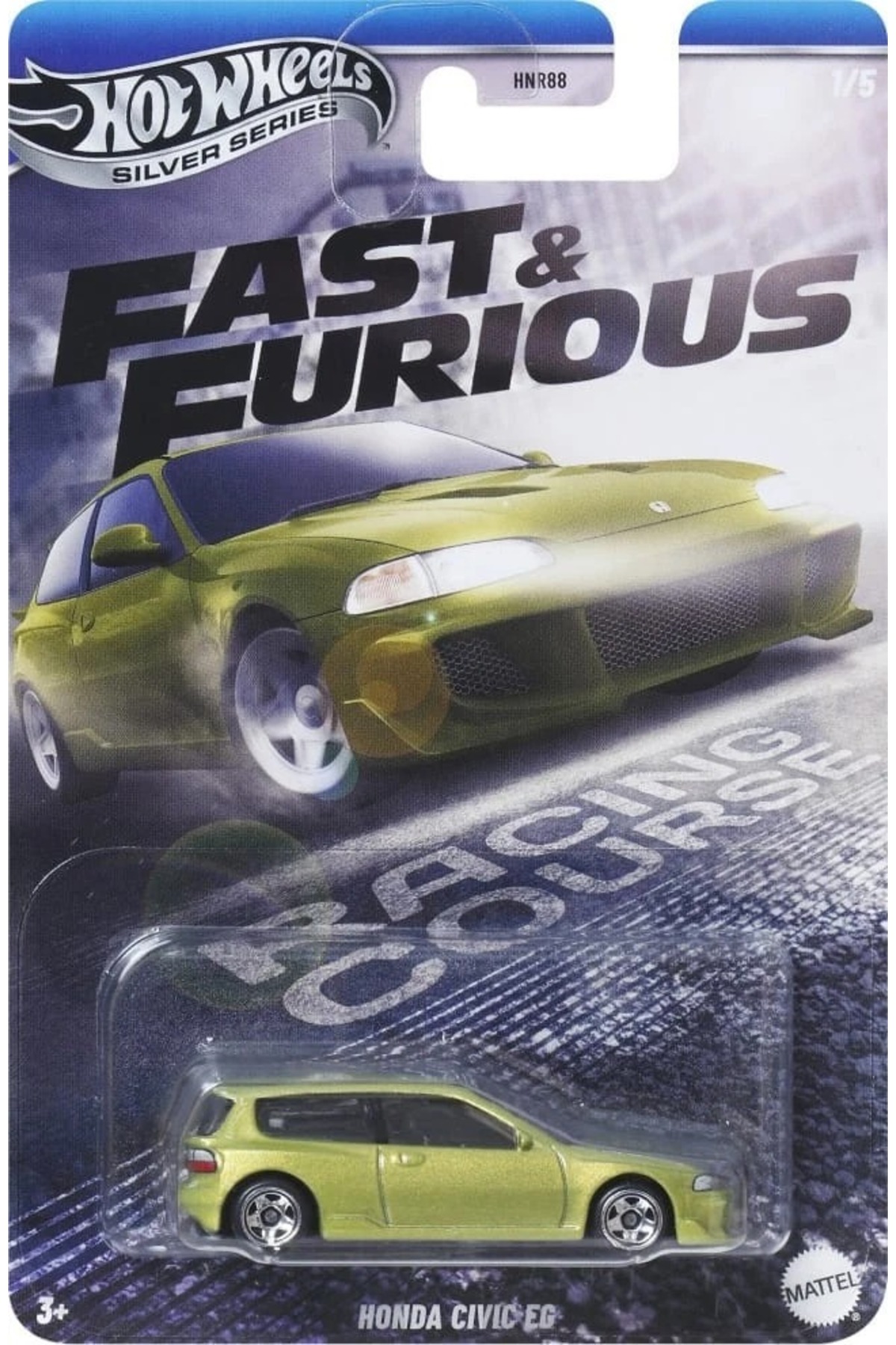 ماشین اسباب بازی مجموعه مسابقات 5 تایی LONG KART FAST & FURIOUS CIVIC INTEGRA 240Z NOVA VEYRON از ترکیه HOT WHEELS
