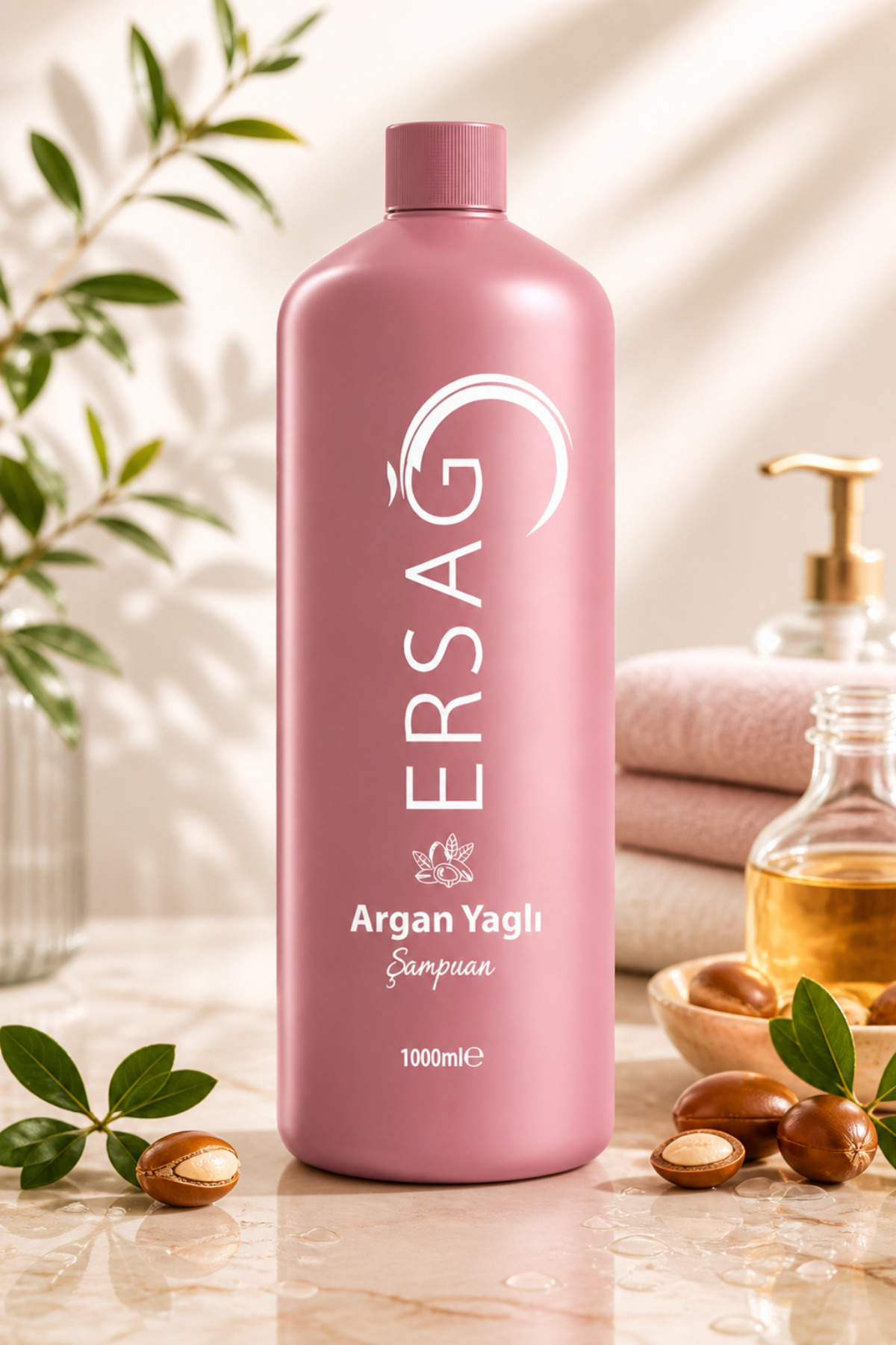 Ersağ شامپو روغن آرگان 1000 میلی لیتر