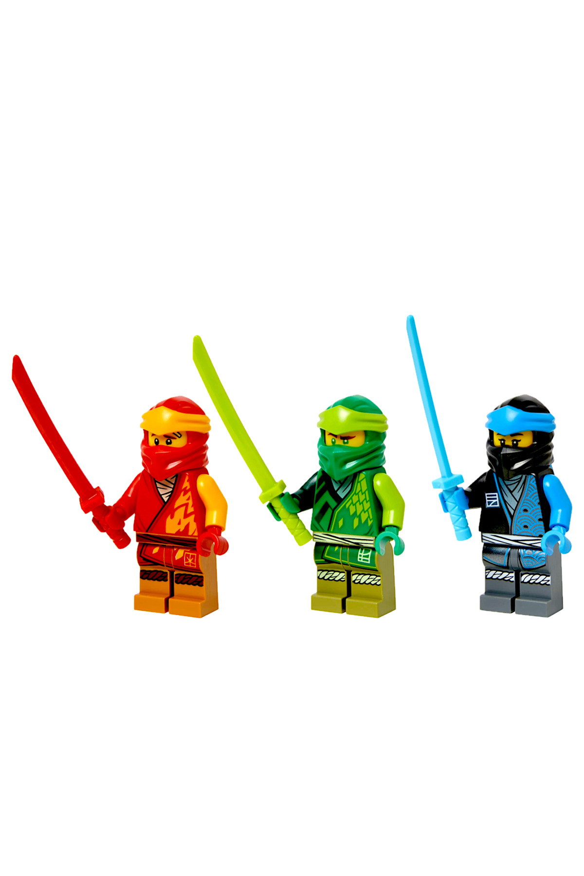 لگو و اسباب بازی های ساخت محور NINJAGO LLOYD مینی فیگورهای اصلی KAI NYA اورجینال LEGO