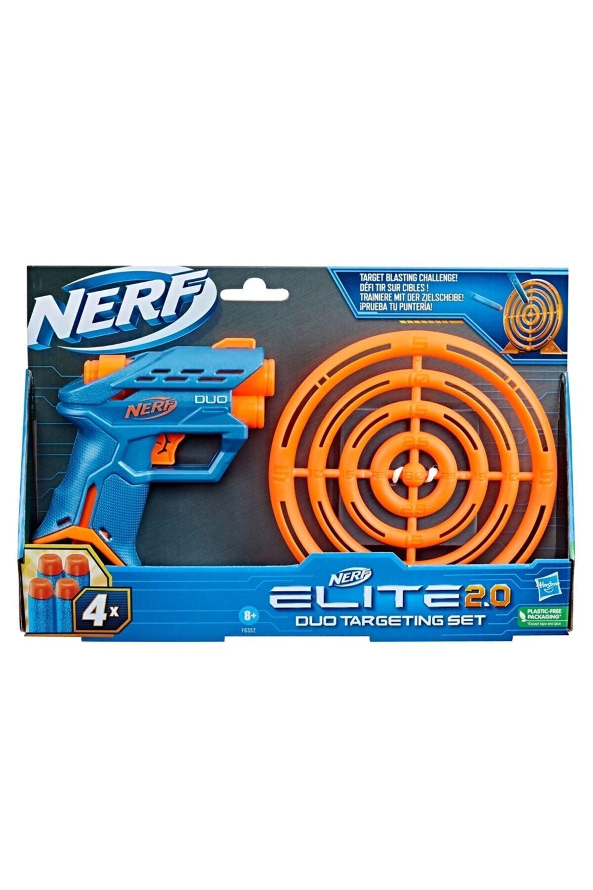 تفنگ های اسباب بازی و آب 2.0 مجموعه هدف F6352 نرف اورجینال Nerf