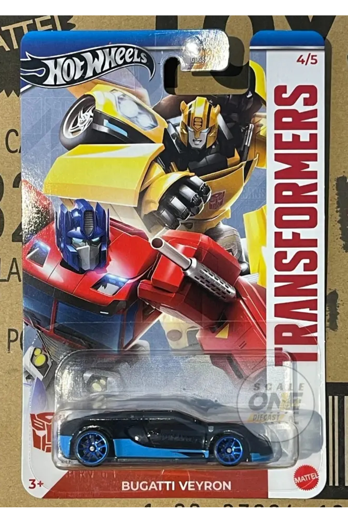 ماشین اسباب بازی TRANSFORMERS VEYRON هات ویلز اورجینال HOT WHEELS