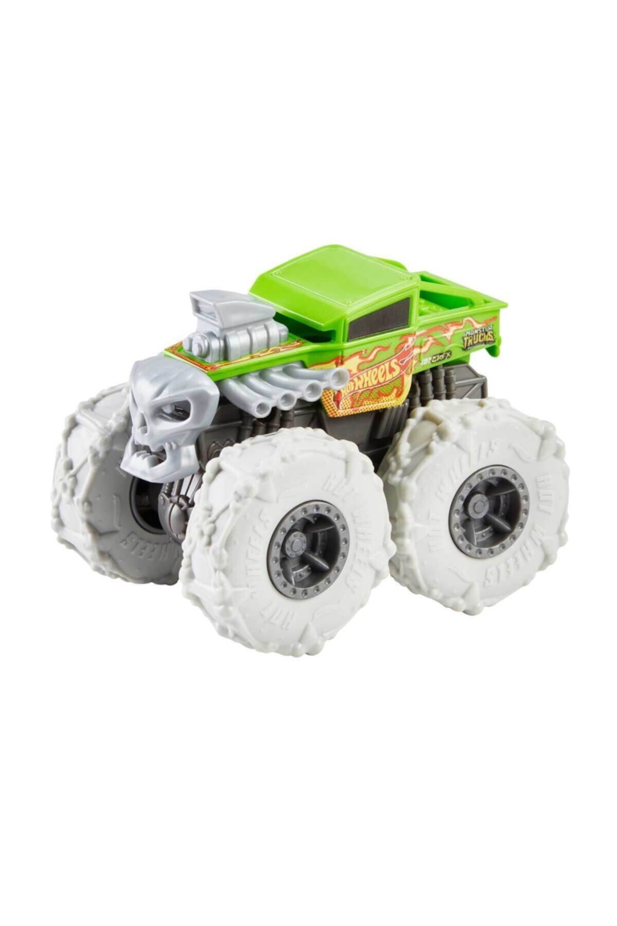 ماشین اسباب بازی MONSTER TRUCKS PULL DROP CARS GVK37 BONE SHAKER GREEN از ترکیه HOT WHEELS