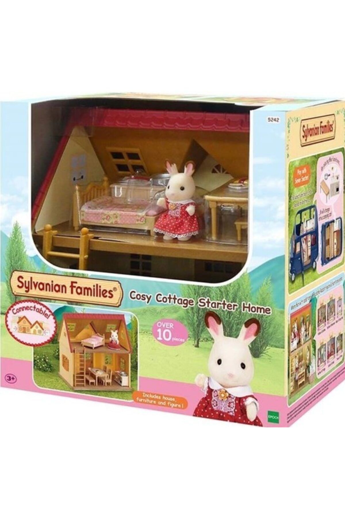 اسباب بازی های فیگور دیگر خانه شروع بسته با لوازم جانبی و Sylvanian Families