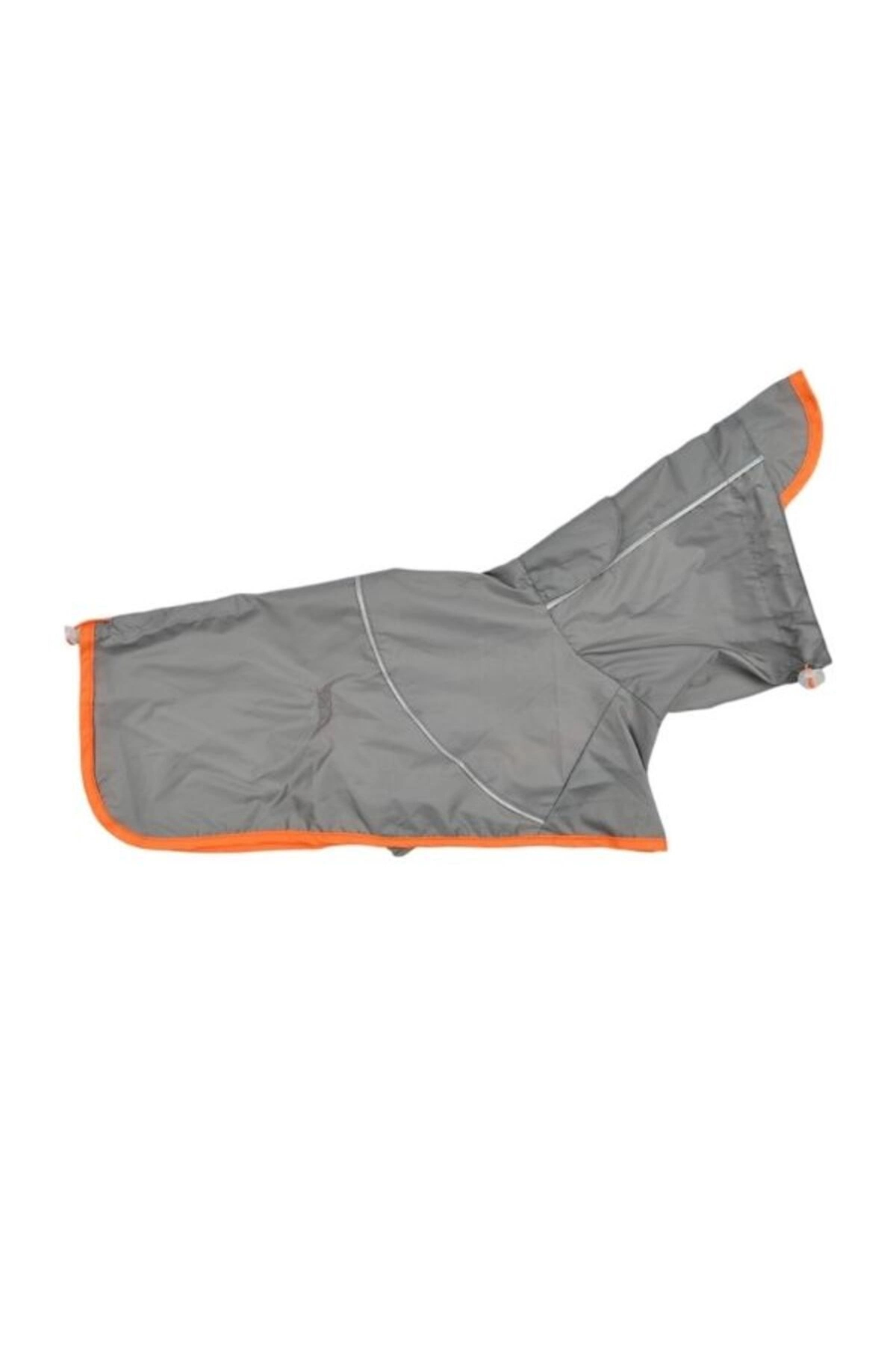 بارانی پانچویی سگ پاپیا Puppia RainLite، خاکستری، مدل PAZA-RM2185