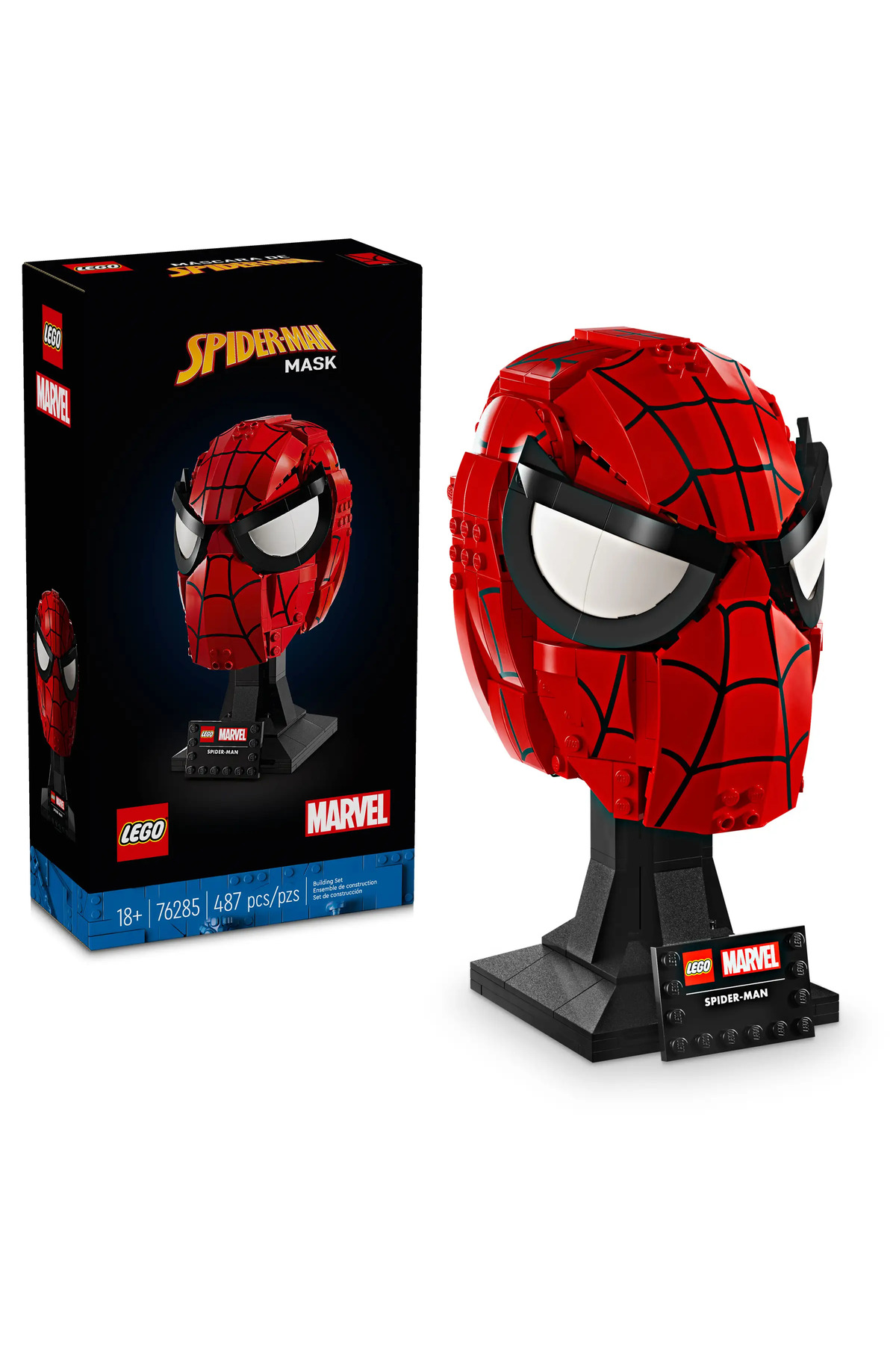 لگو و اسباب بازی های ساخت محور MARVEL 76285 SPIDER MAN'S MASK 487 قطعه اورجینال LEGO