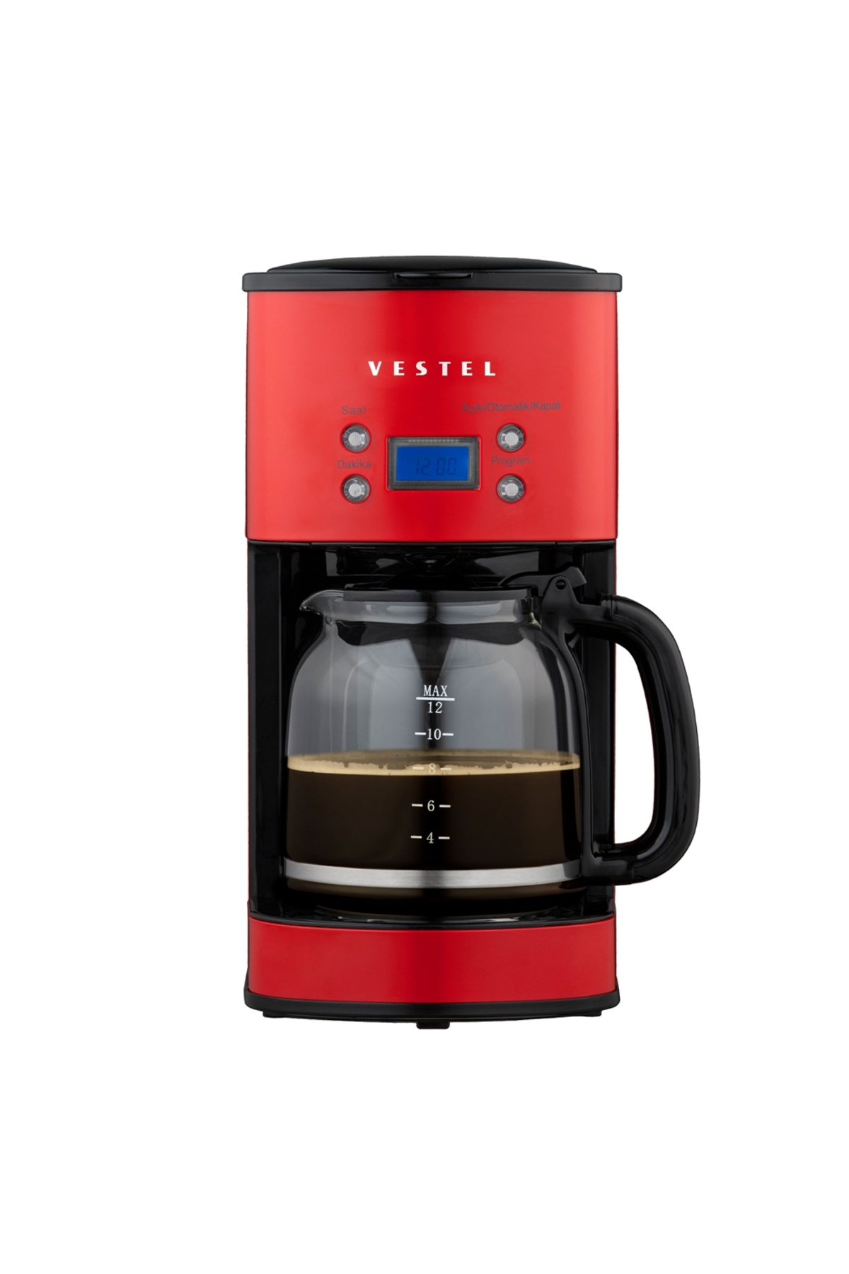قهوه ساز فیلتری فیلتر قرمز رترو اورجینال VESTEL