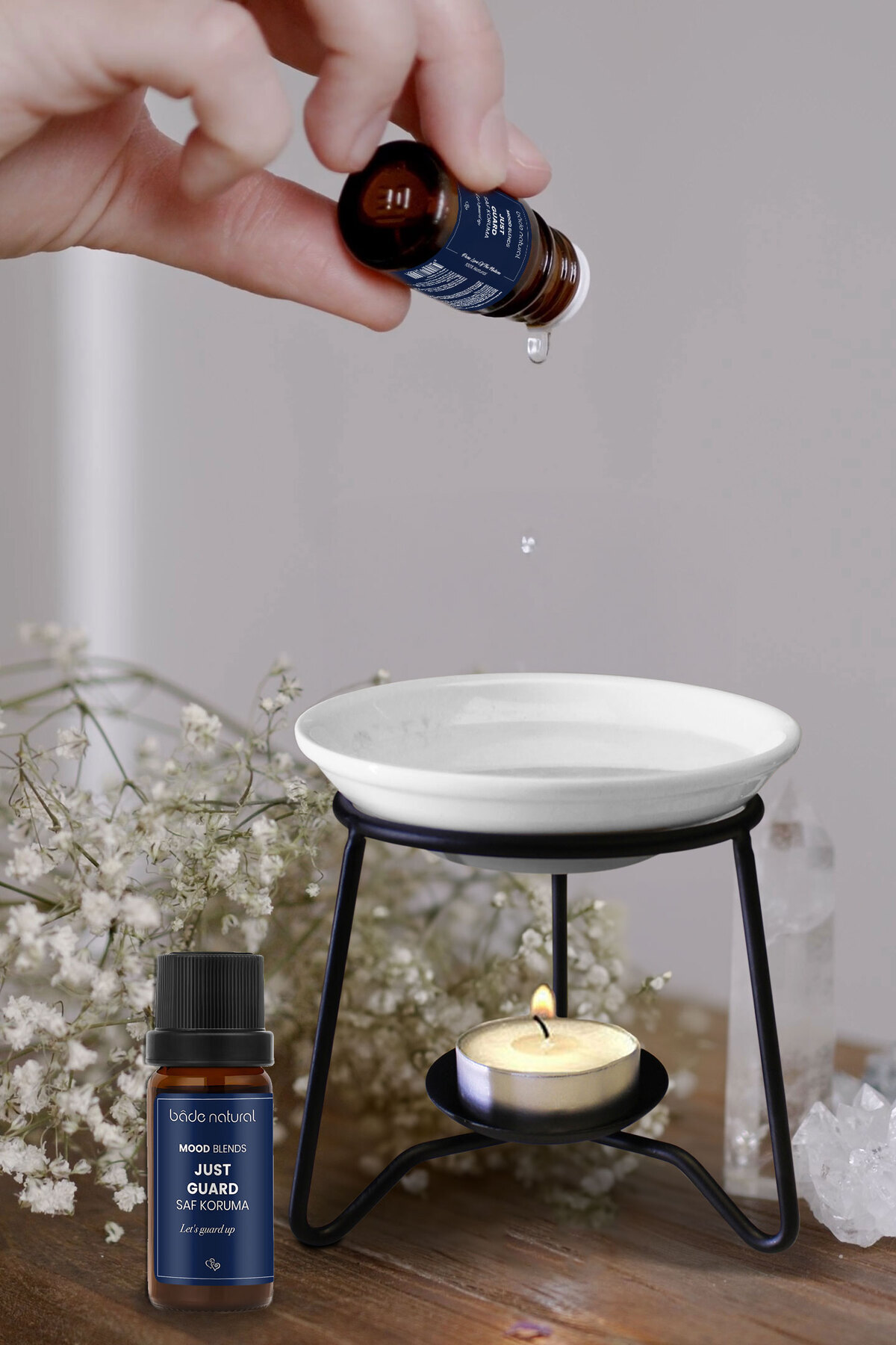 روغن مراقبتی طبیعی با رایحه آرامش بخش 10 میلی لیتر بادا ناتورال Bade Natural