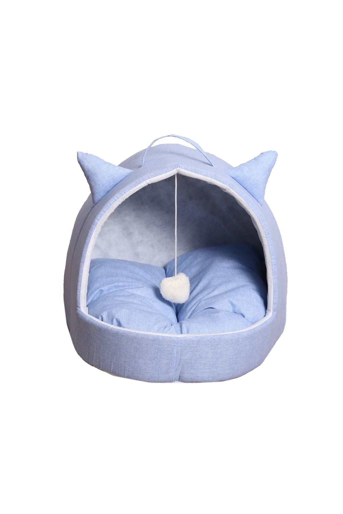 جای خواب گربه نروتکس Nerotex، آبی، مدل MAVİKULAKLI1