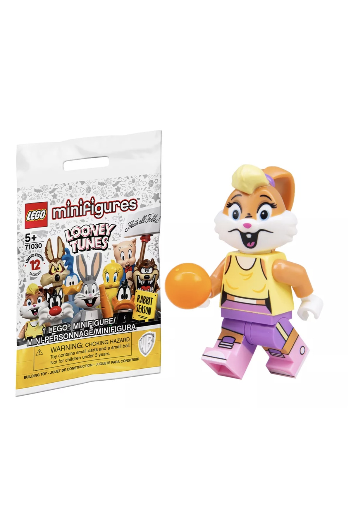 لگو و اسباب بازی های ساخت محور 71030 LOONEY TUNES SERIES 1 LOLA BUNNY MINIFIGURE اورجینال LEGO