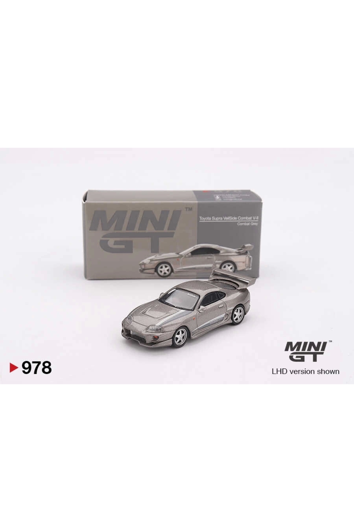 مدل خودرو تویوتا سوپرا VEILSIDE COMBAT V II GREY 978 از ترکیه mini gt