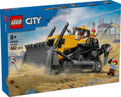 مجموعه ساختنی لگو LEGO سیتی City بولدوزر زرد مدل 60466، ۶۸۲ قطعه، حداقل سن ۸ سال