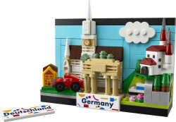 مجموعه ساختنی کارت‌پستال سه‌بعدی آلمان لگو LEGO سری آیکونیک مدل 40954، ۲۴۰ قطعه، حداقل سن ۹ سال