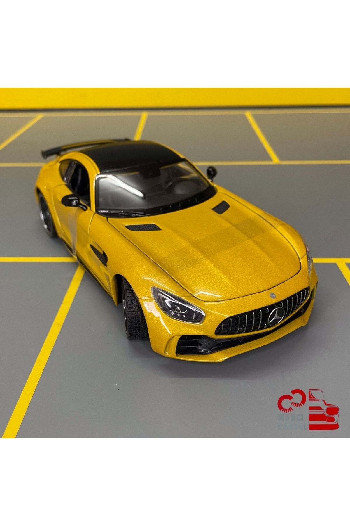 مدل خودرو MERCEDES BENZ AMG GTR 1 24 SCALE C&amp;C MODEL GARAGE DIECAST METAL اورجینال WELLY