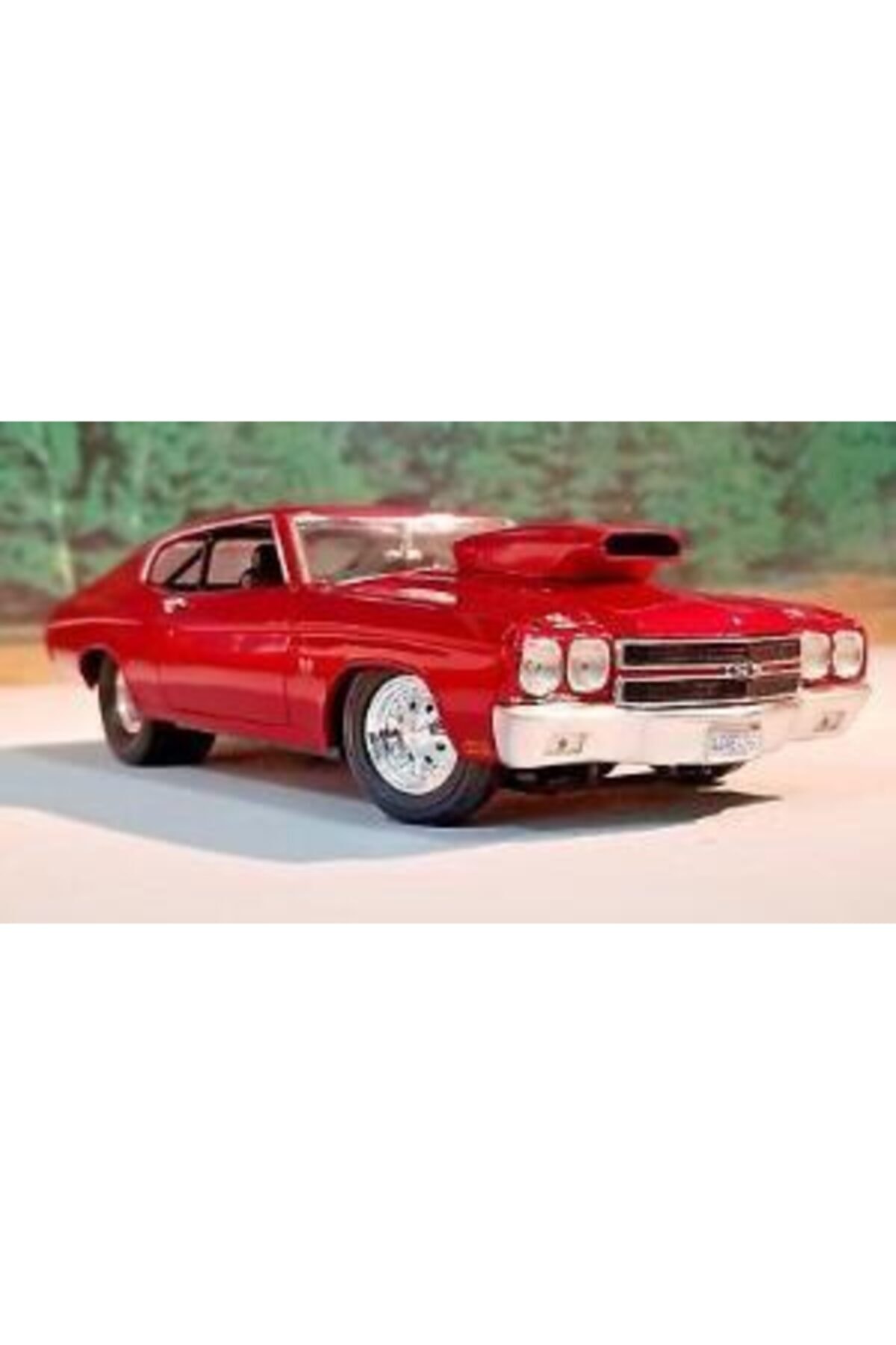مدل خودرو خودروی 1:18 شورلت شورولت CHEVELLE PRO STREET RED 1970 اورجینال WELLY