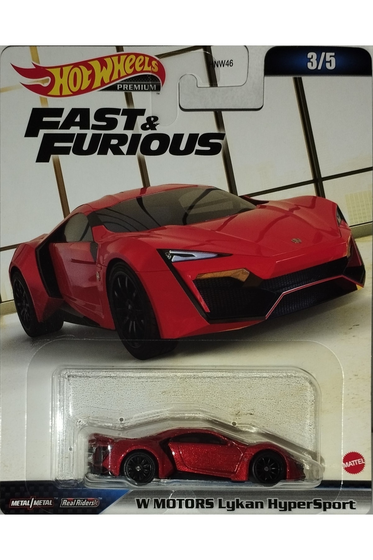ماشین اسباب بازی ممتاز FAST & FURIOUS W MOTORS LYKAN HYPERSPORT از ترکیه HOT WHEELS