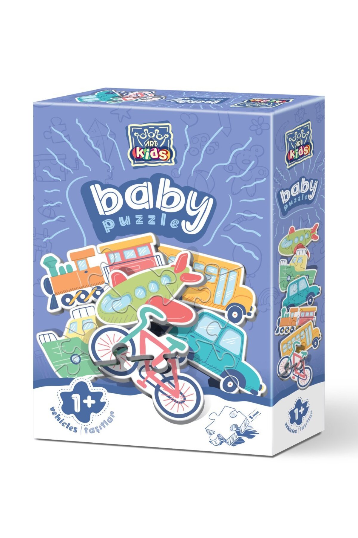 پازل ها و یاپبوزهای کودک وسایل نقلیه بچه های هنری اورجینال ارت Art Puzzle